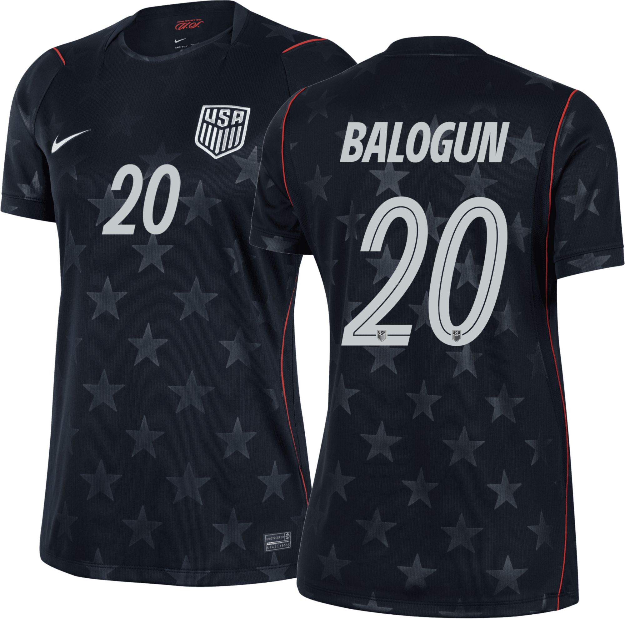 Nike Women's USMNT Folarin Balogun #20 2026 Away Replica Jersey
