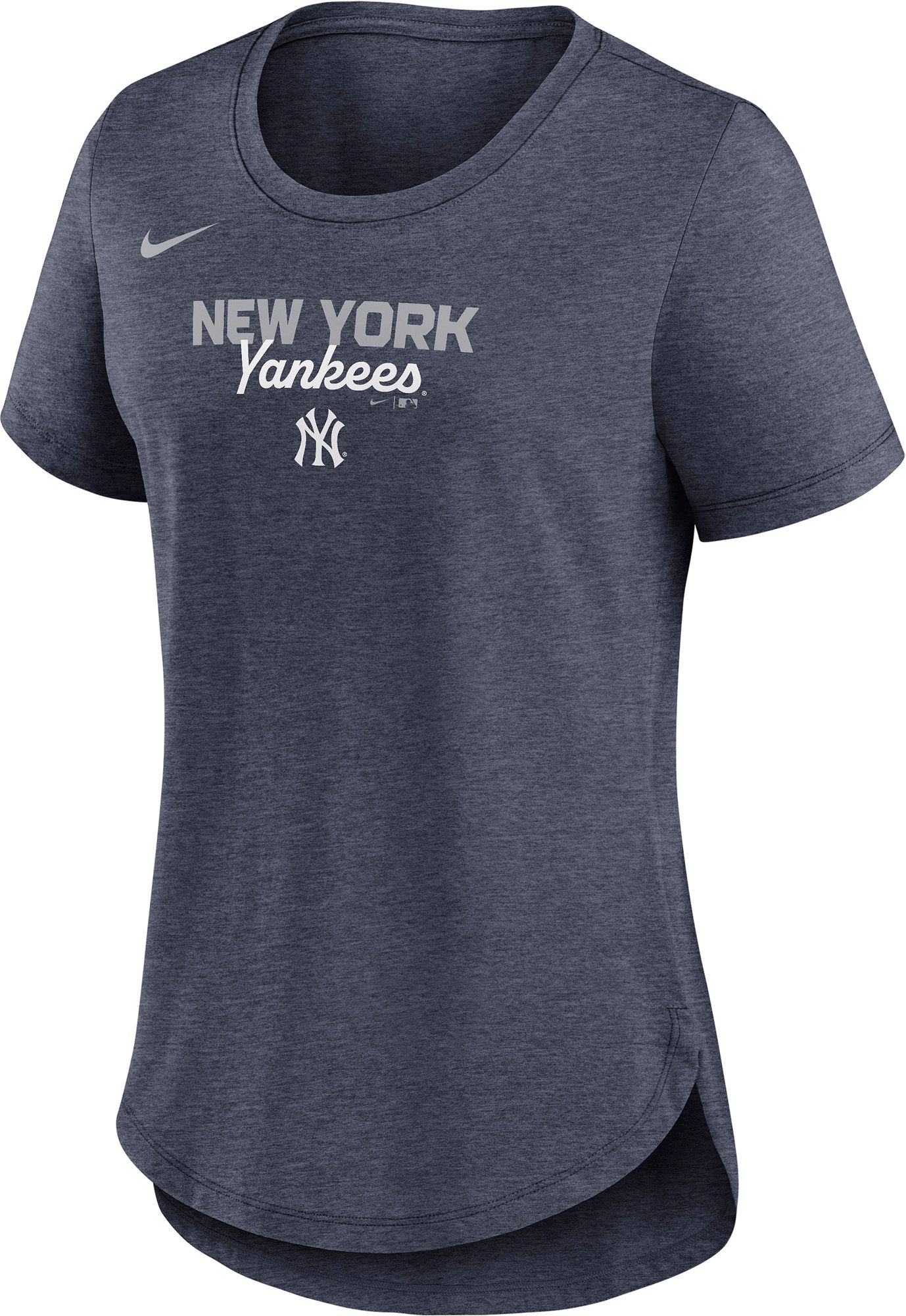 Nike Women's New York Yankees Navy Arch Triblend T-Shirt