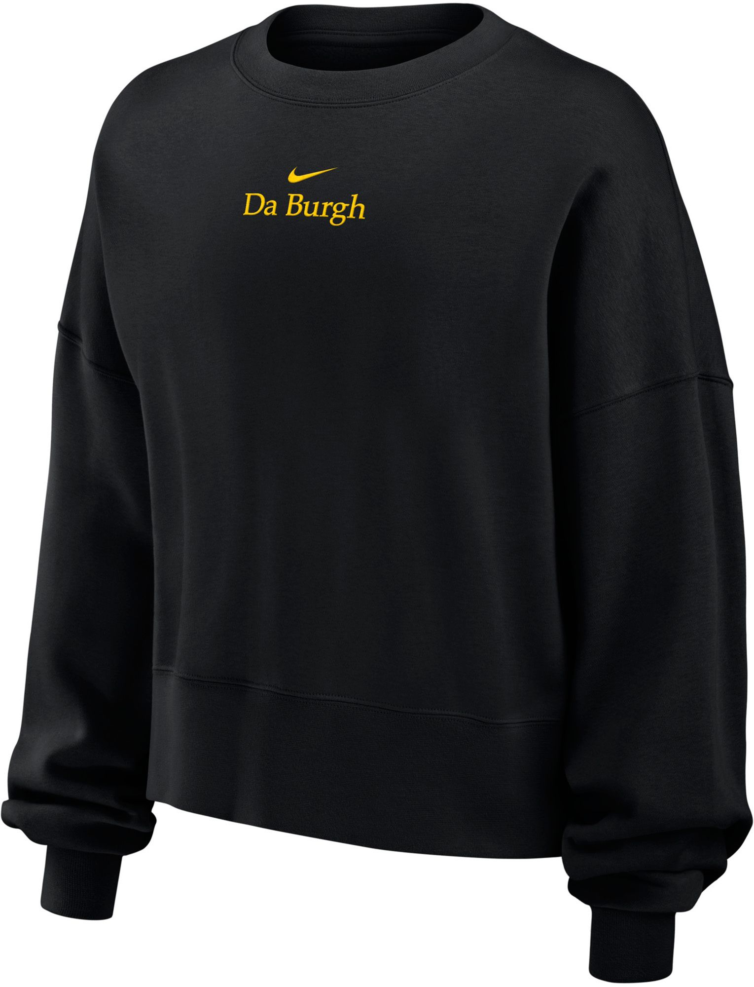 Nike Women's Pittsburgh Black Da Burgh Phoenix Crewneck Sweatshirt