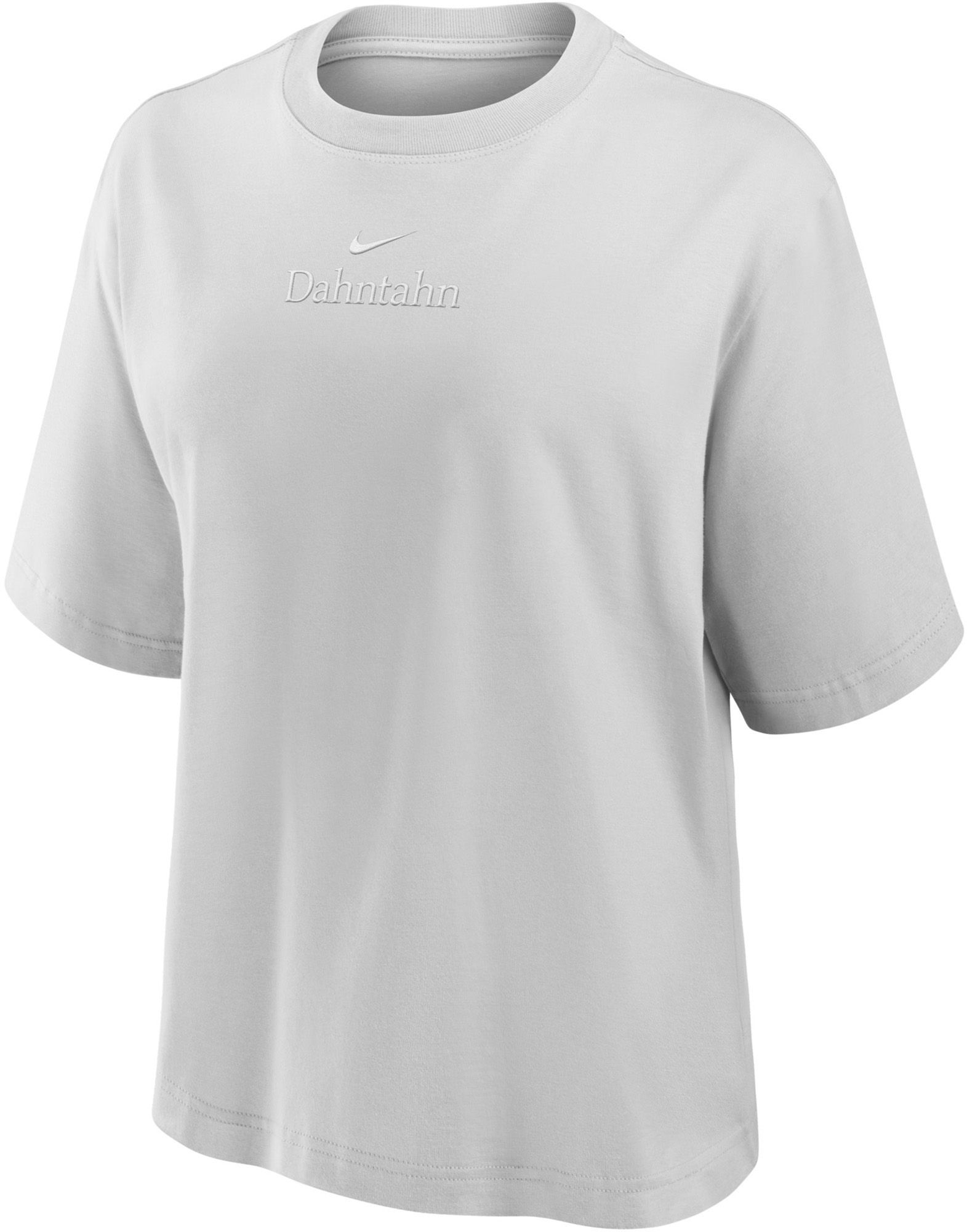 Nike Women's Pittsburgh Gray Dahntahn Boxy T-Shirt