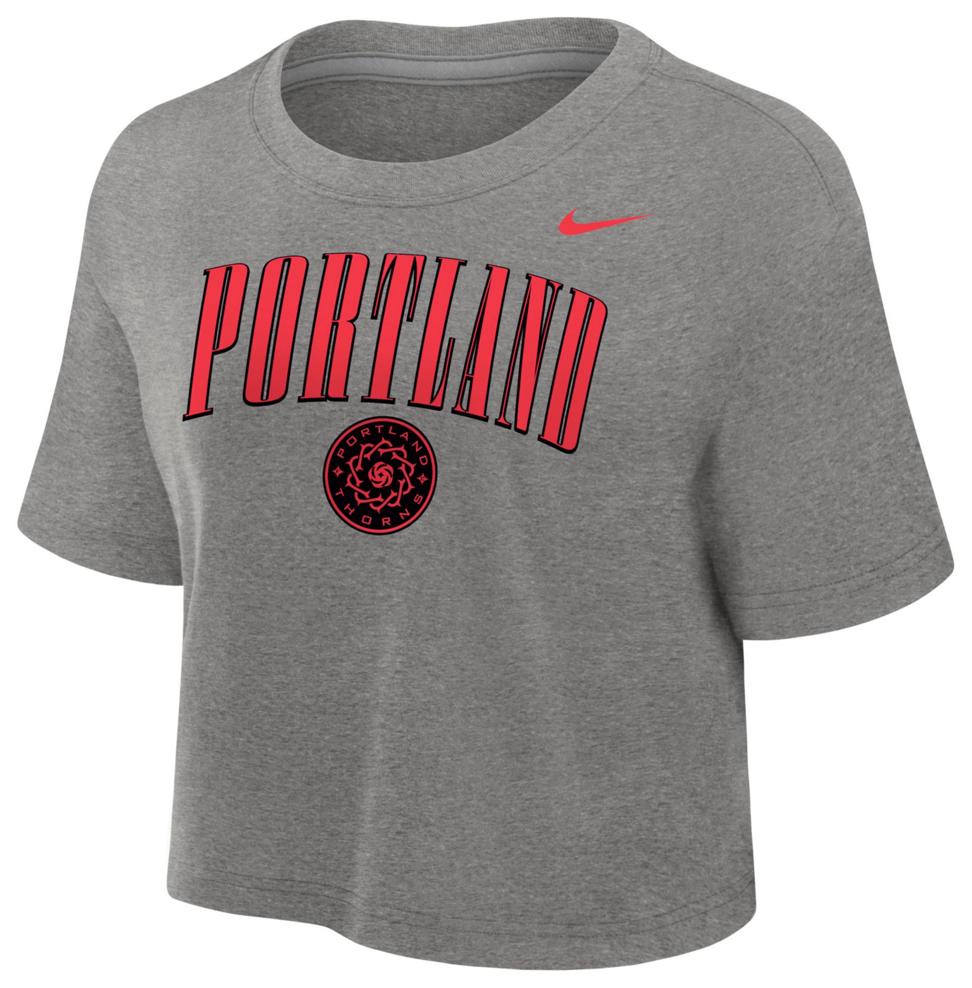 Nike Women's Portland Thorns Gray Arch Team Crest T-Shirt