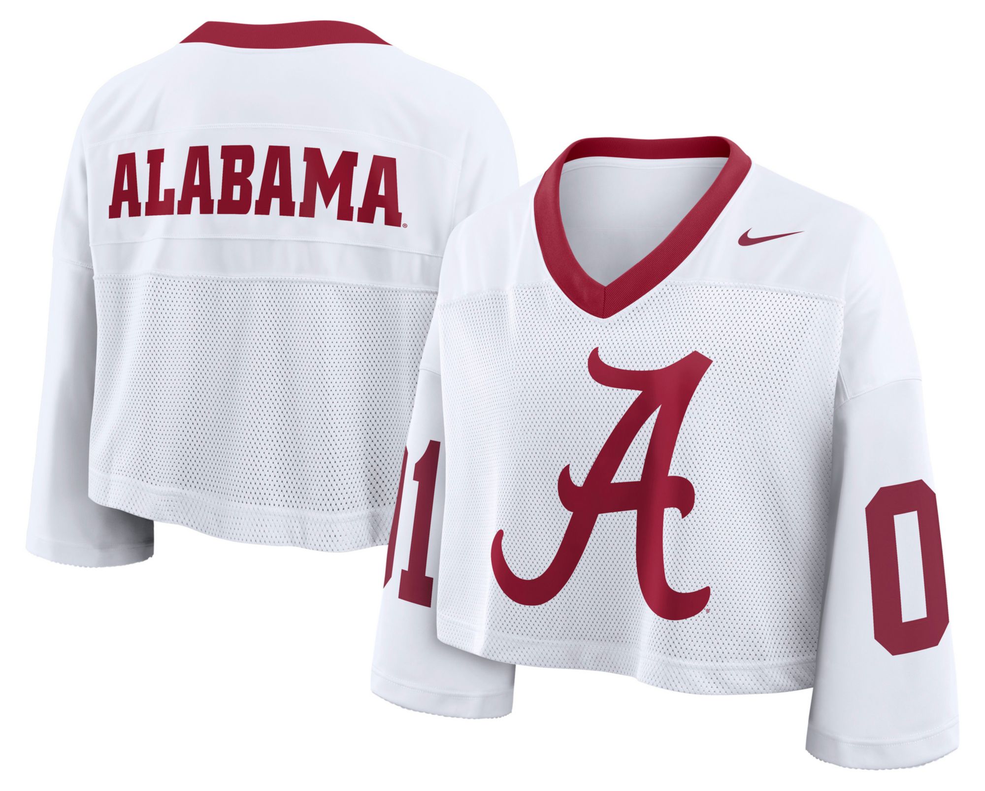 Nike Women's Alabama Crimson Tide White Fashion Football Jersey