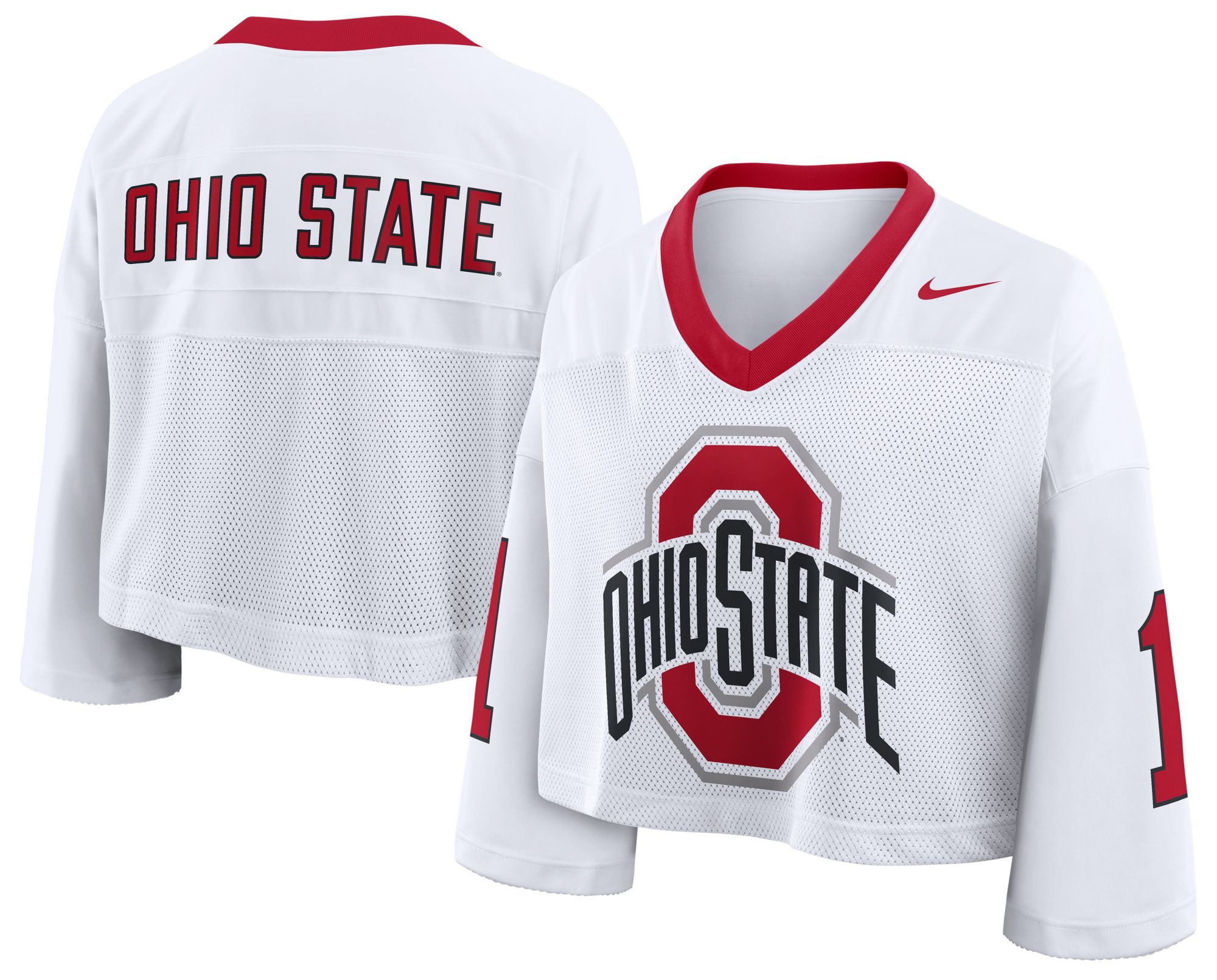 Nike Women's Ohio State Buckeyes White Fashion Football Jersey