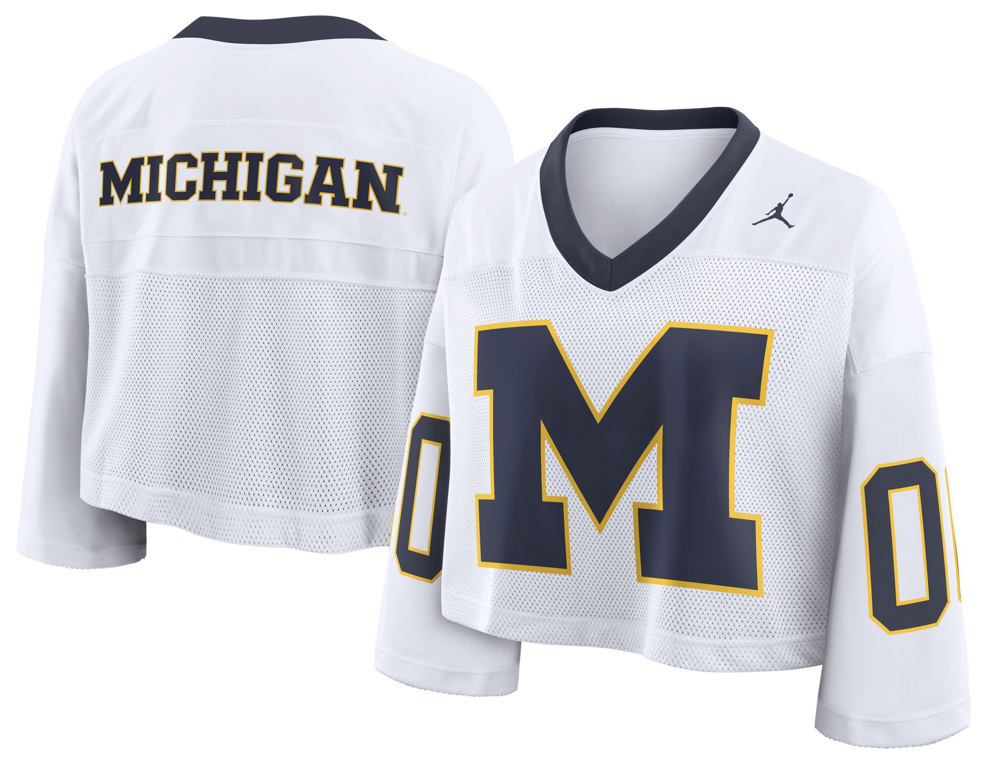 Nike Women's Michigan Wolverines White Fashion Football Jersey