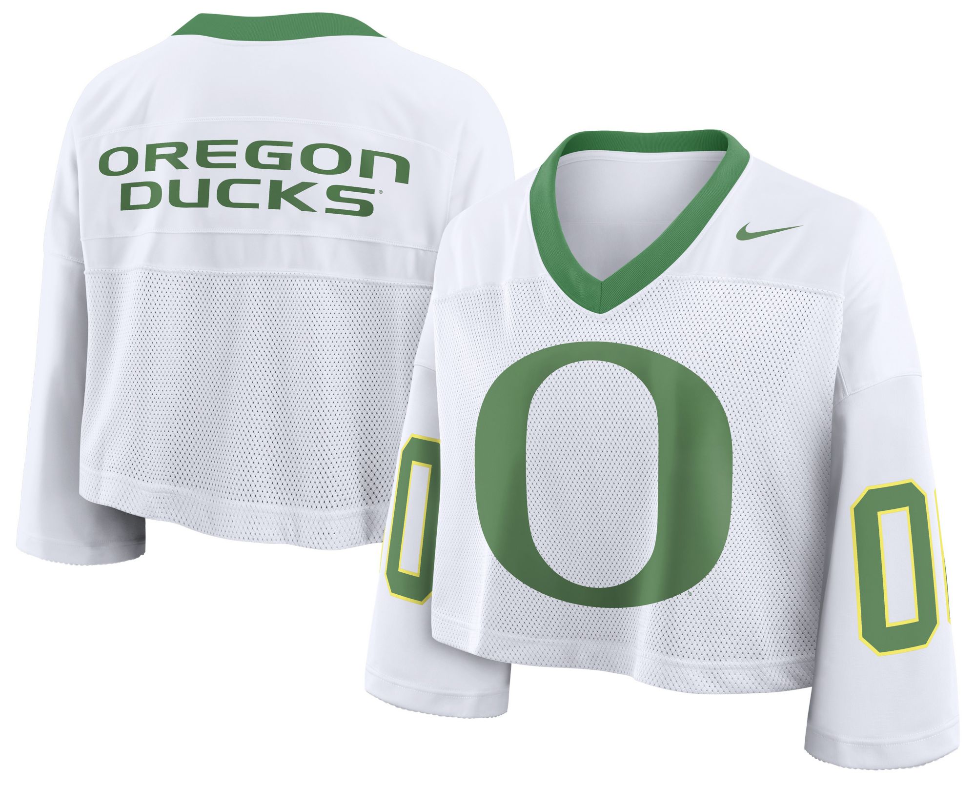 Nike Women's Oregon Ducks White Fashion Football Jersey