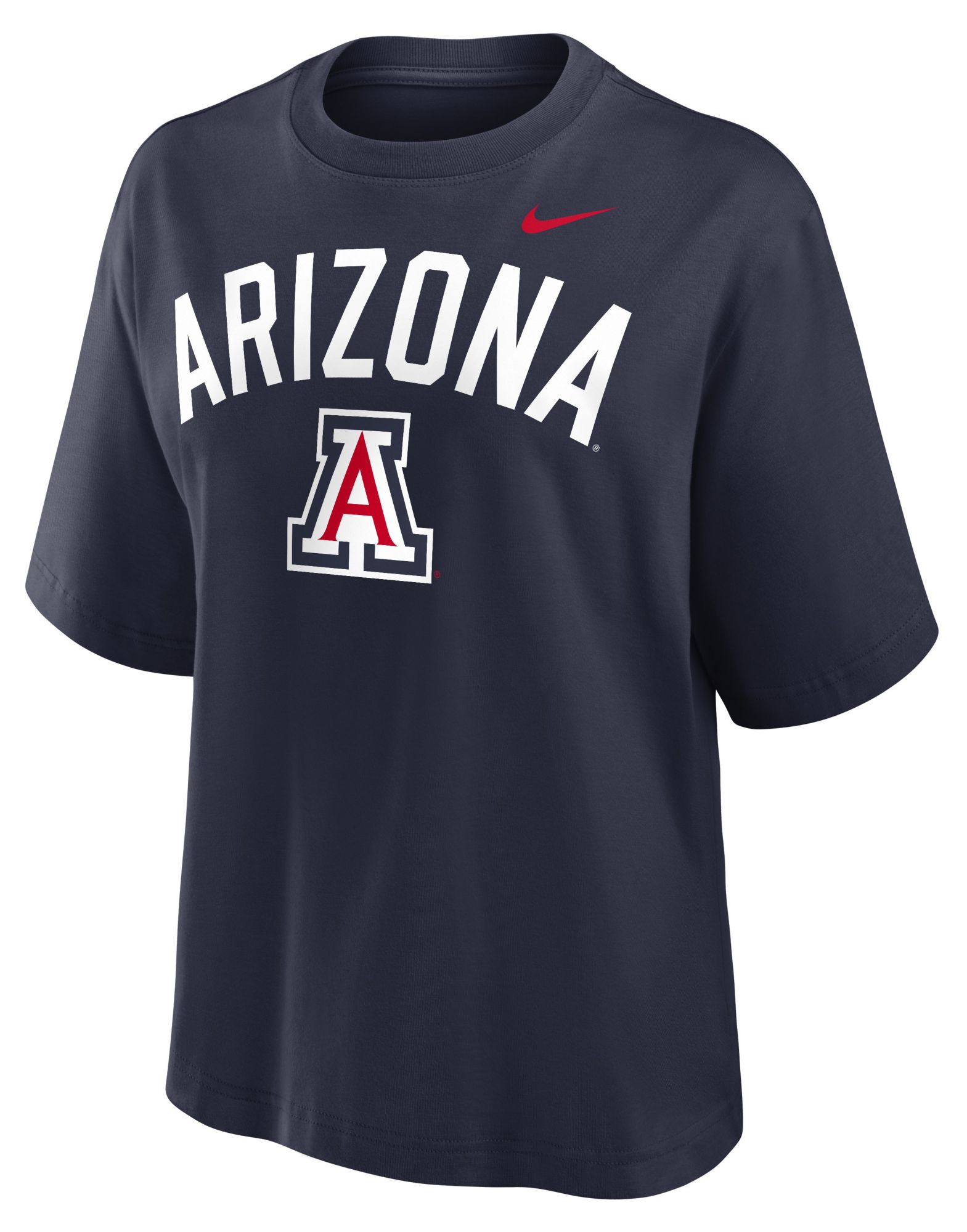 Nike Women's Arizona Wildcats College Navy Boxy T-Shirt