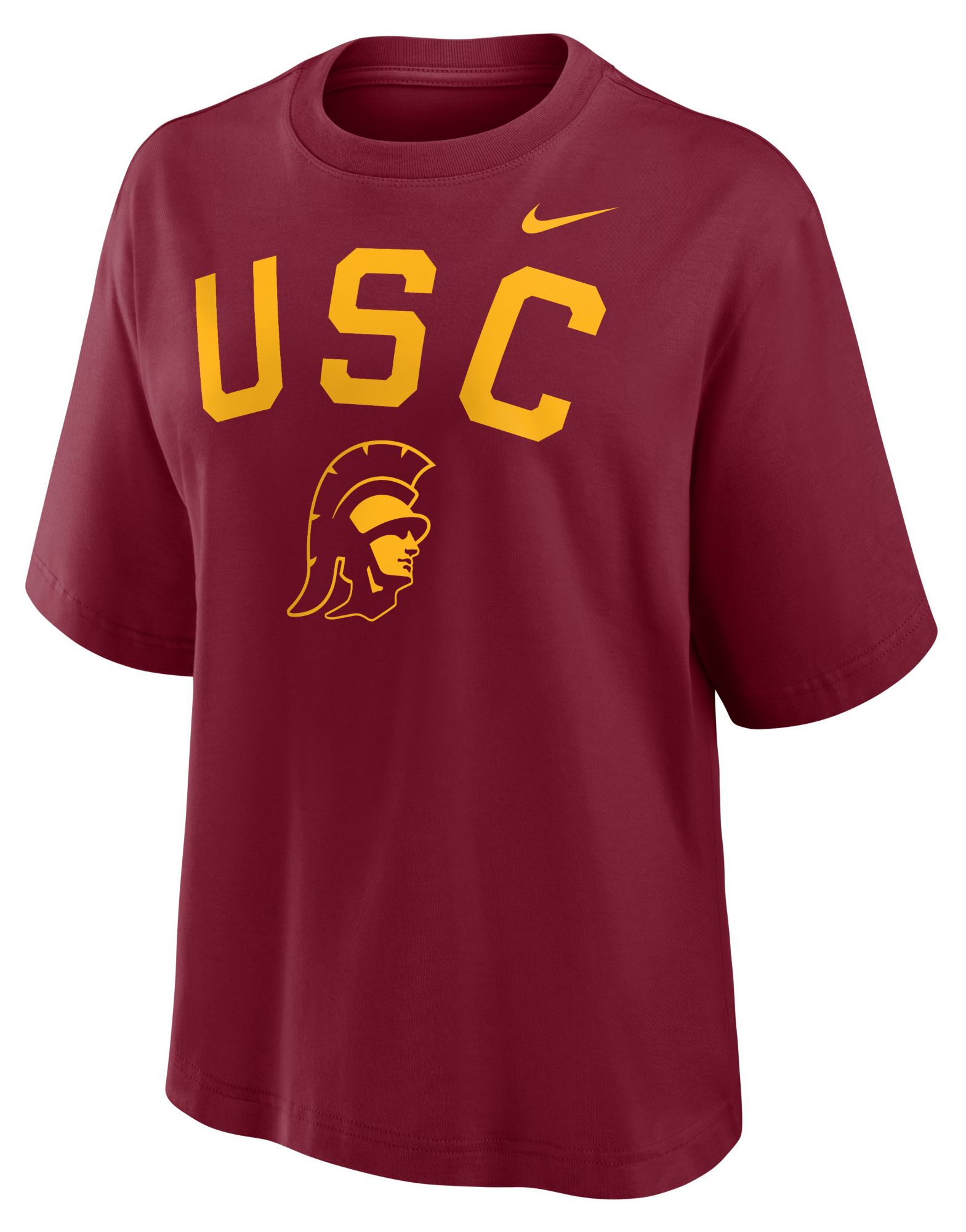 Nike Women's USC Trojans Team Crimson Boxy T-Shirt