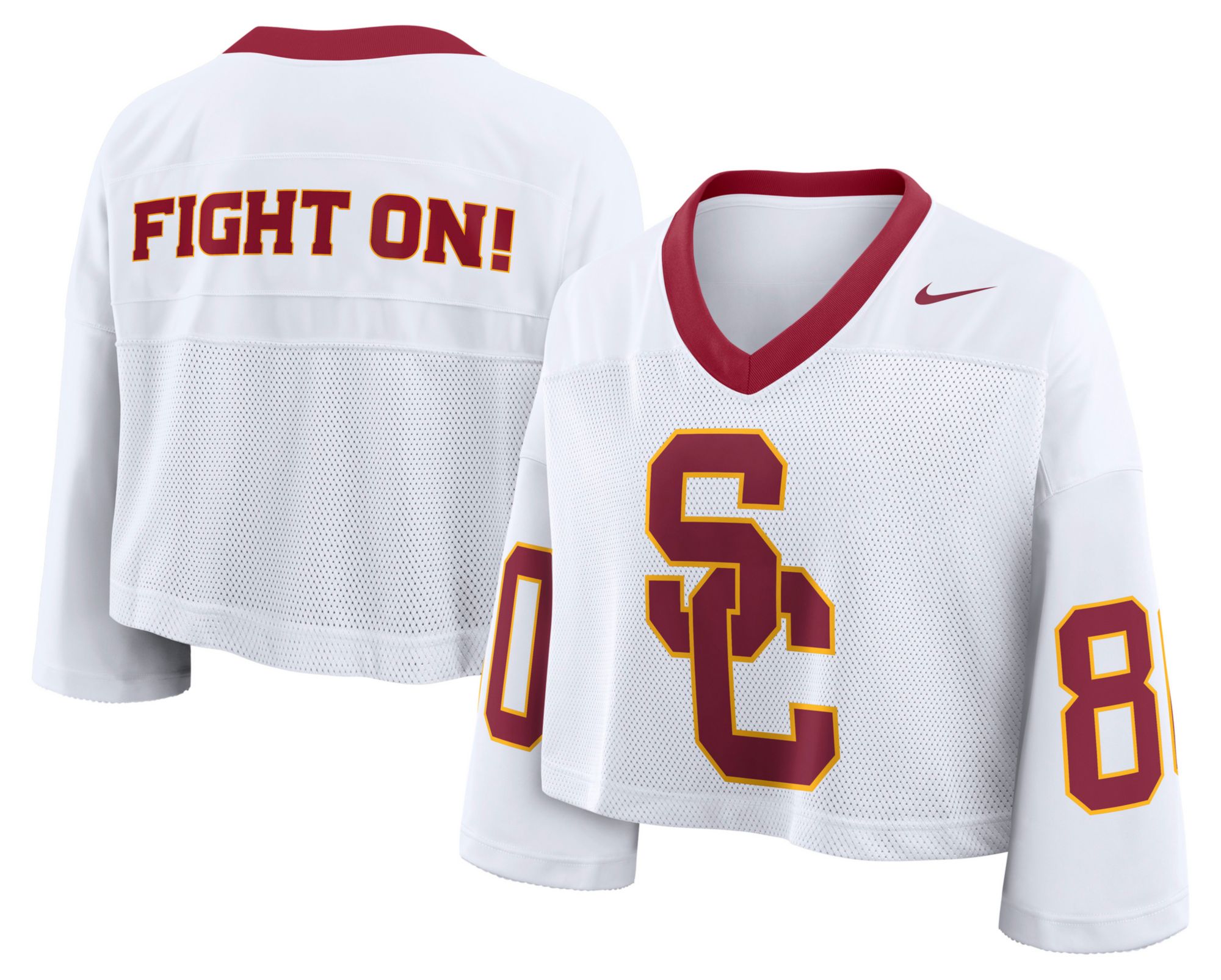 Nike Women's USC Trojans White Fashion Football Jersey
