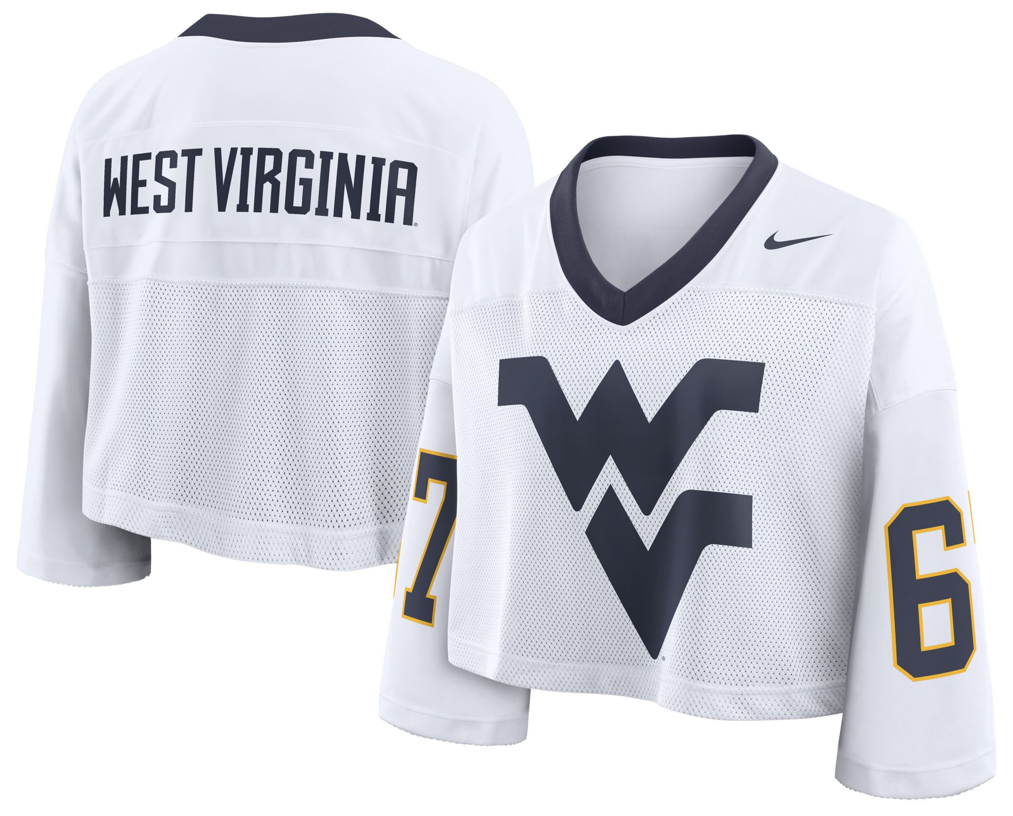 Nike Women's West Virginia Mountaineers White Fashion Jersey