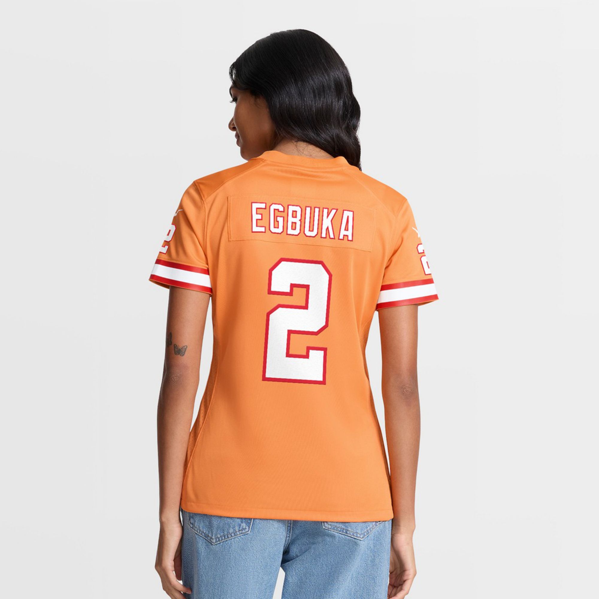 Nike Women's Tampa Bay Buccaneers Emeka Egbuka #2 Sport Orange Alternate Game Jersey