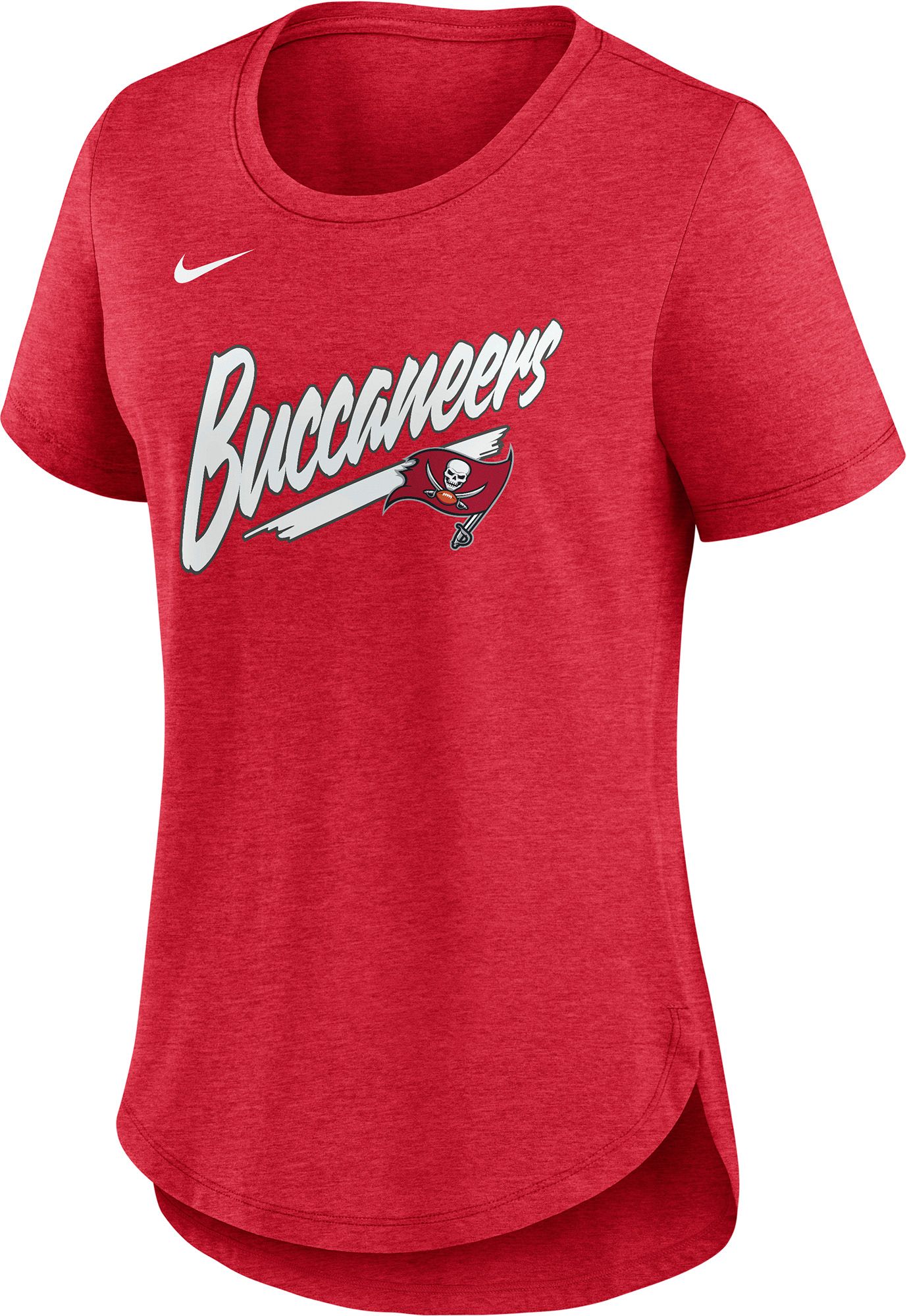 Nike Women's Tampa Bay Buccaneers Red Triblend Script T-Shirt