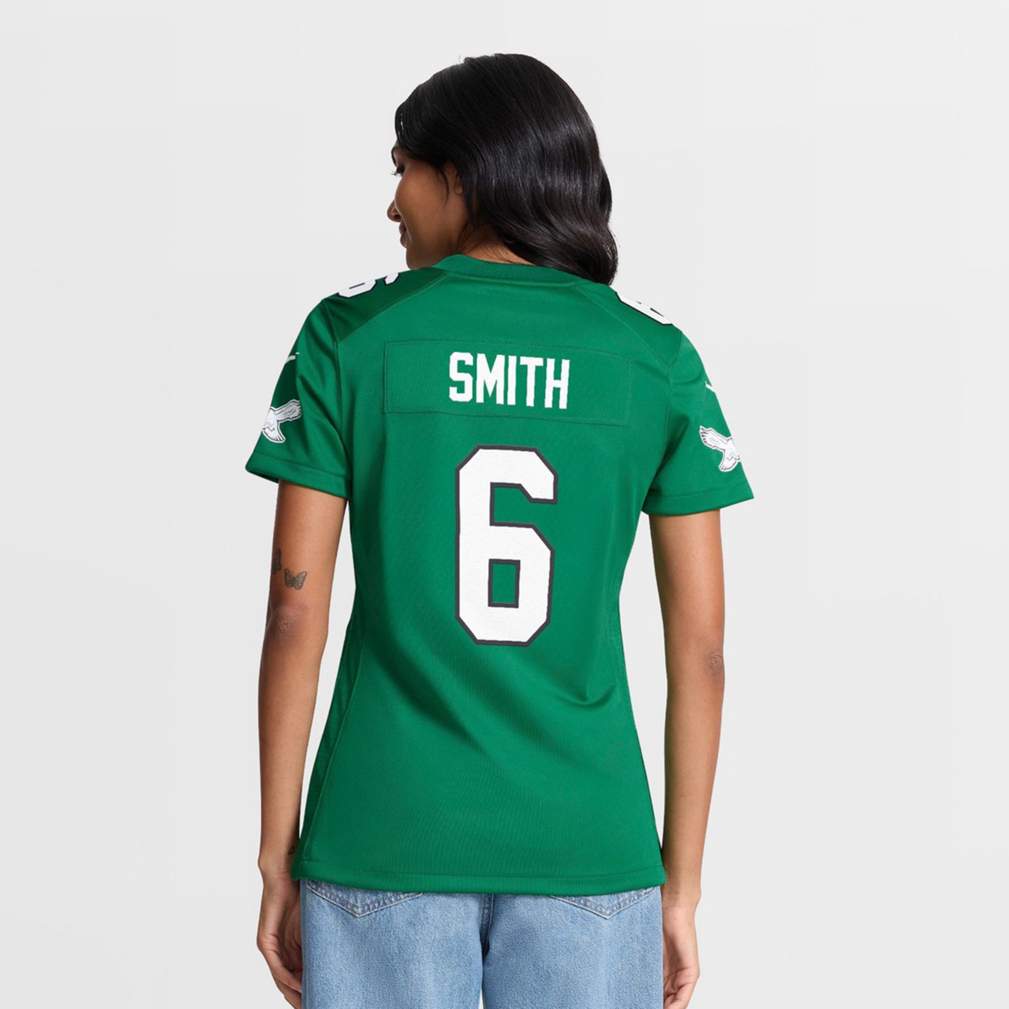 Nike Women's Philadelphia Eagles Devonta Smith #6 Green Alternate Game Jersey