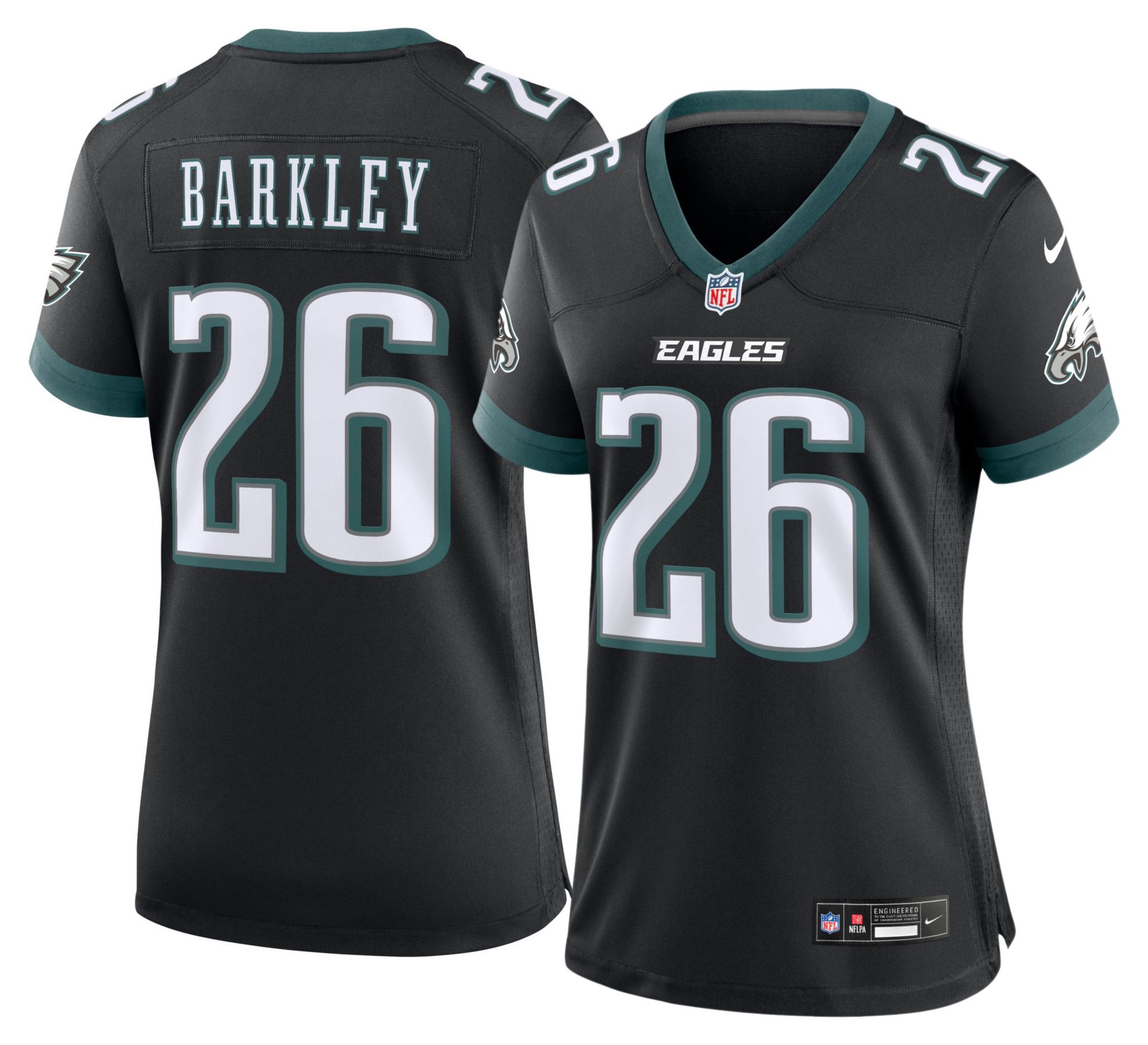 Nike Women's Philadelphia Eagles Saquon Barkley #26 Black Alternate Game Jersey