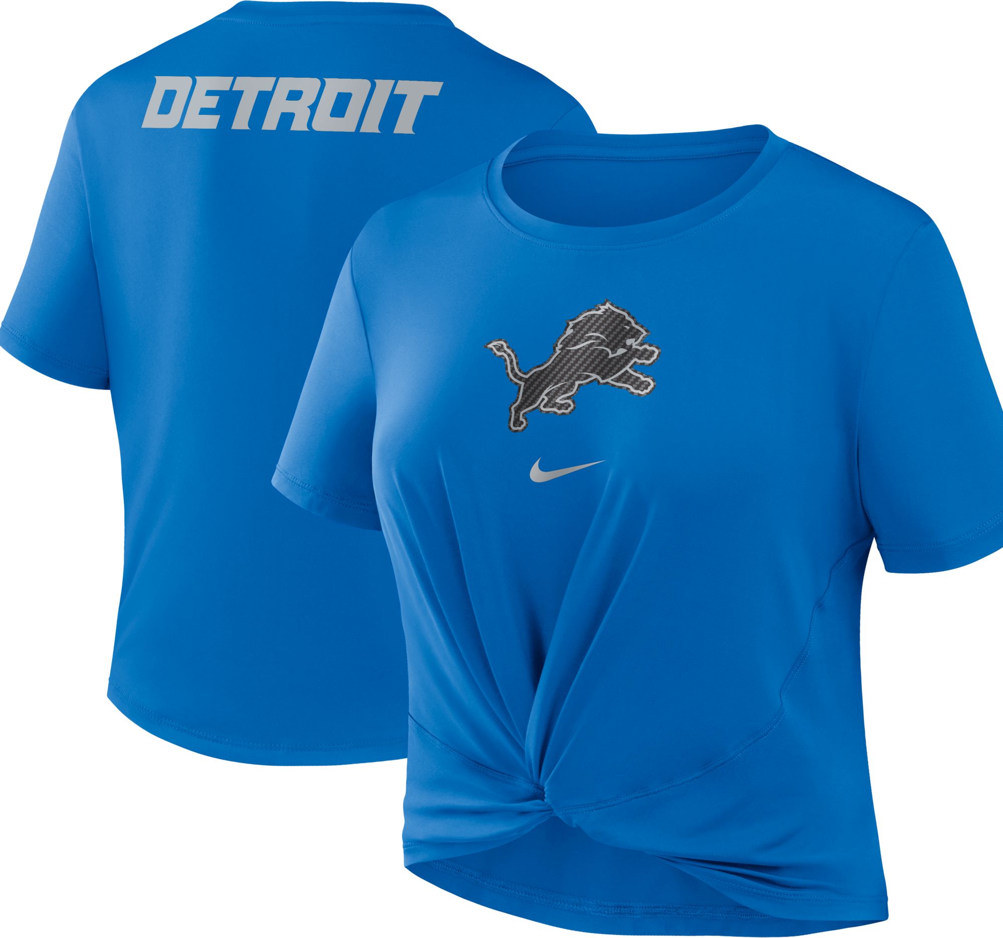 Nike Women's Detroit Lions NFL Rivalries Twist T-Shirt