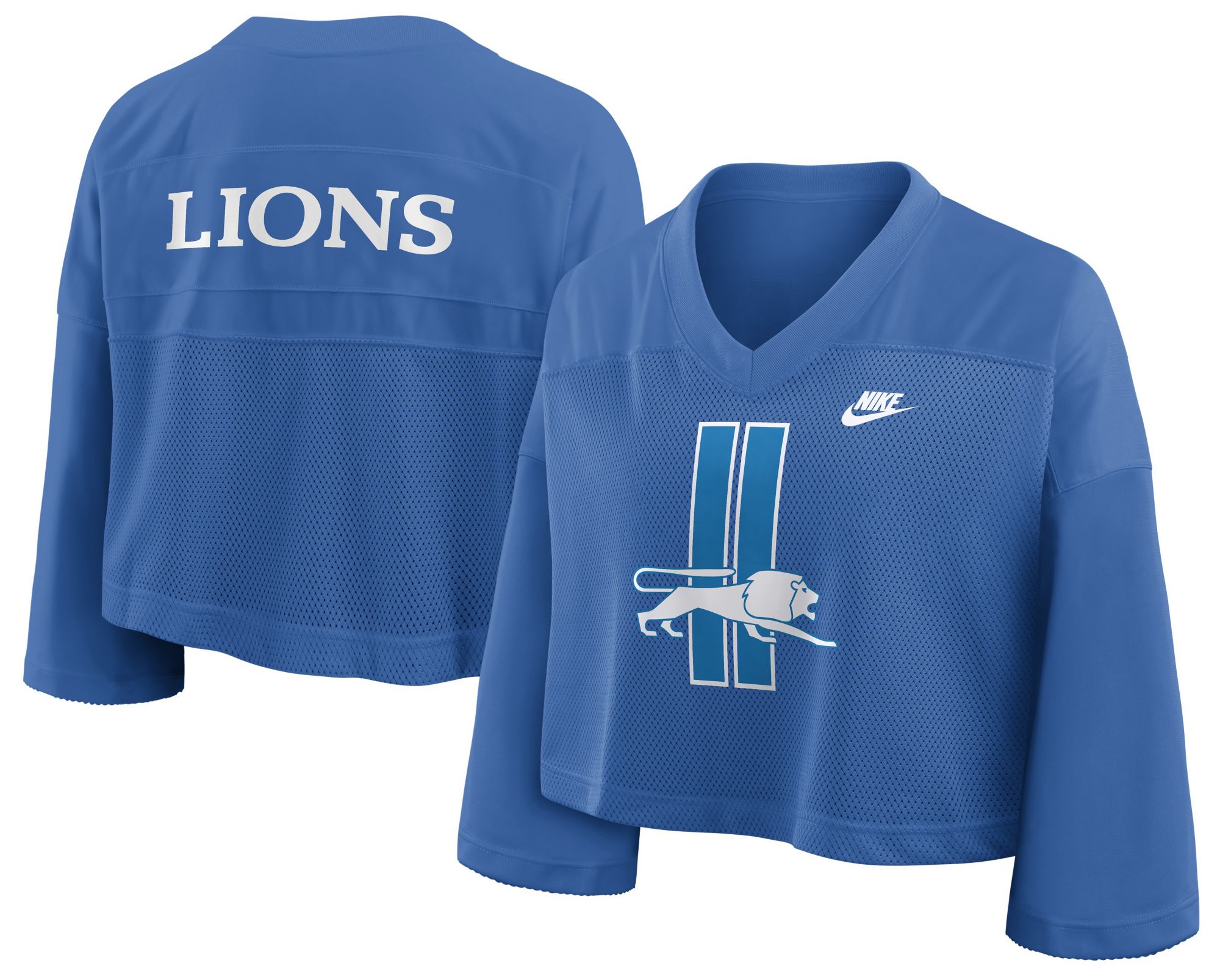 Nike Women's Detroit Lions Battle Blue Rewind Jersey