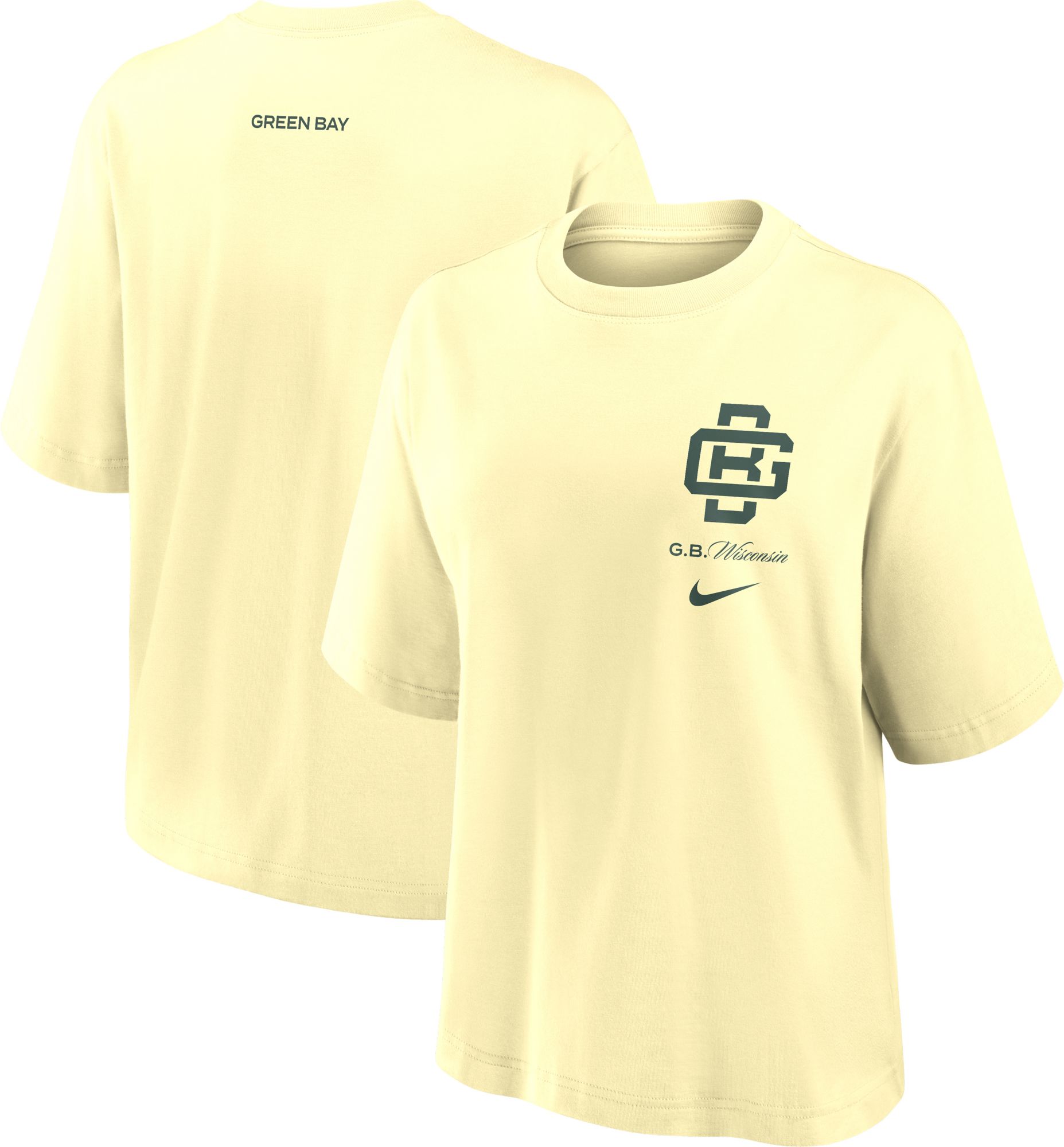 Nike Women's Green Bay Packers NFL Rivalries Velocity Boxy T-Shirt