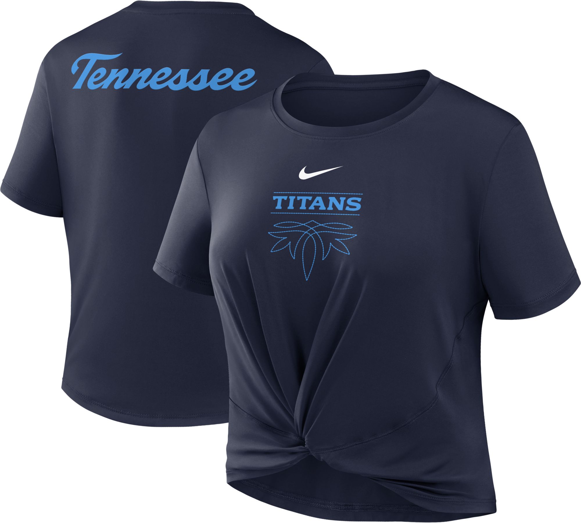 Nike Women's Tennessee Titans NFL Rivalries Twist T-Shirt
