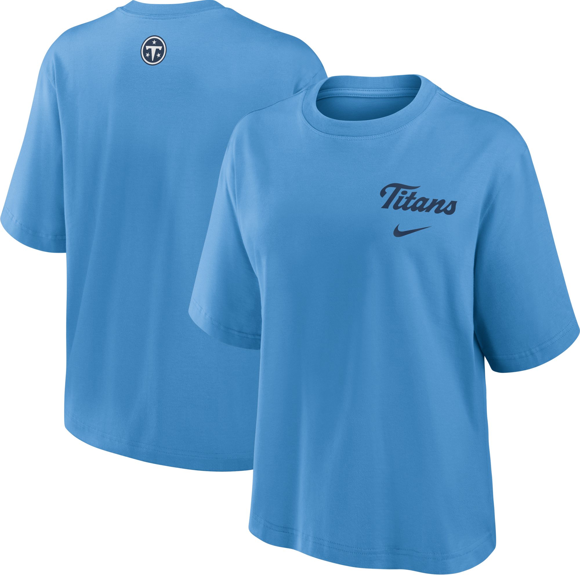 Nike Women's Tennessee Titans NFL Rivalries Velocity Boxy T-Shirt
