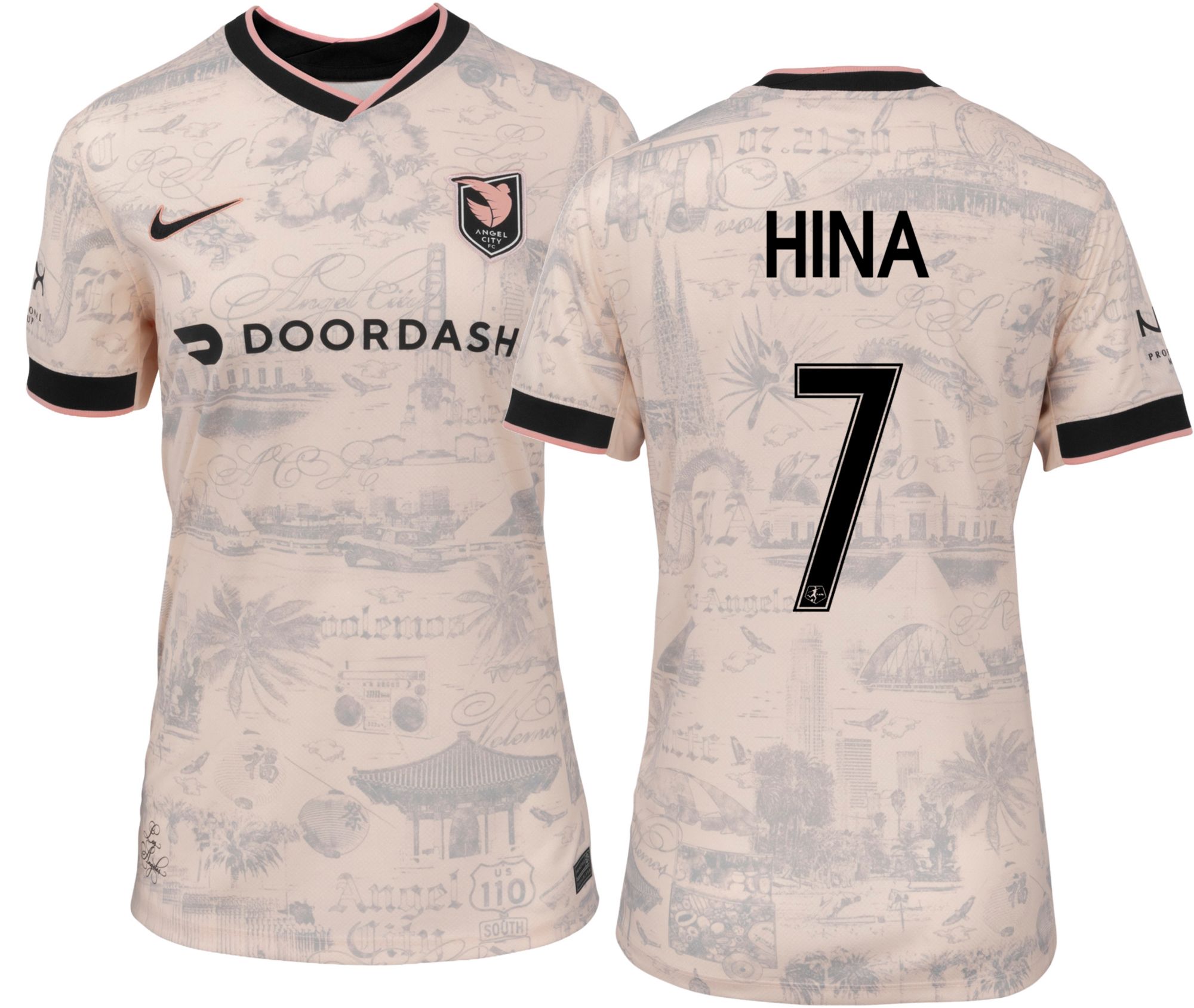 Nike Women's Angel City FC Hina Sugita #7 2026 Away Replica Jersey