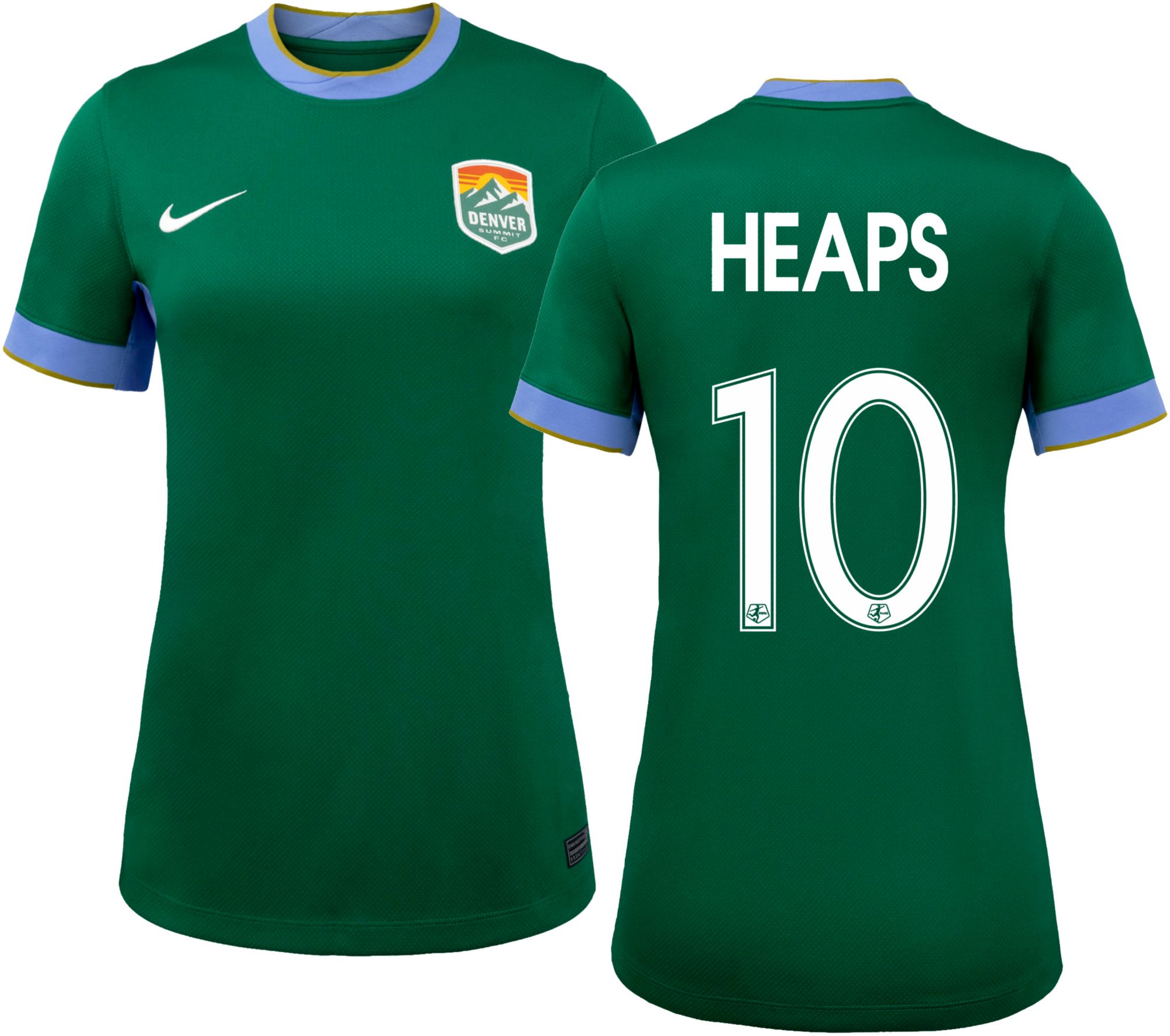 Nike Women's Denver Summit FC Lindsey Heaps #10 2026 Home Replica Jersey
