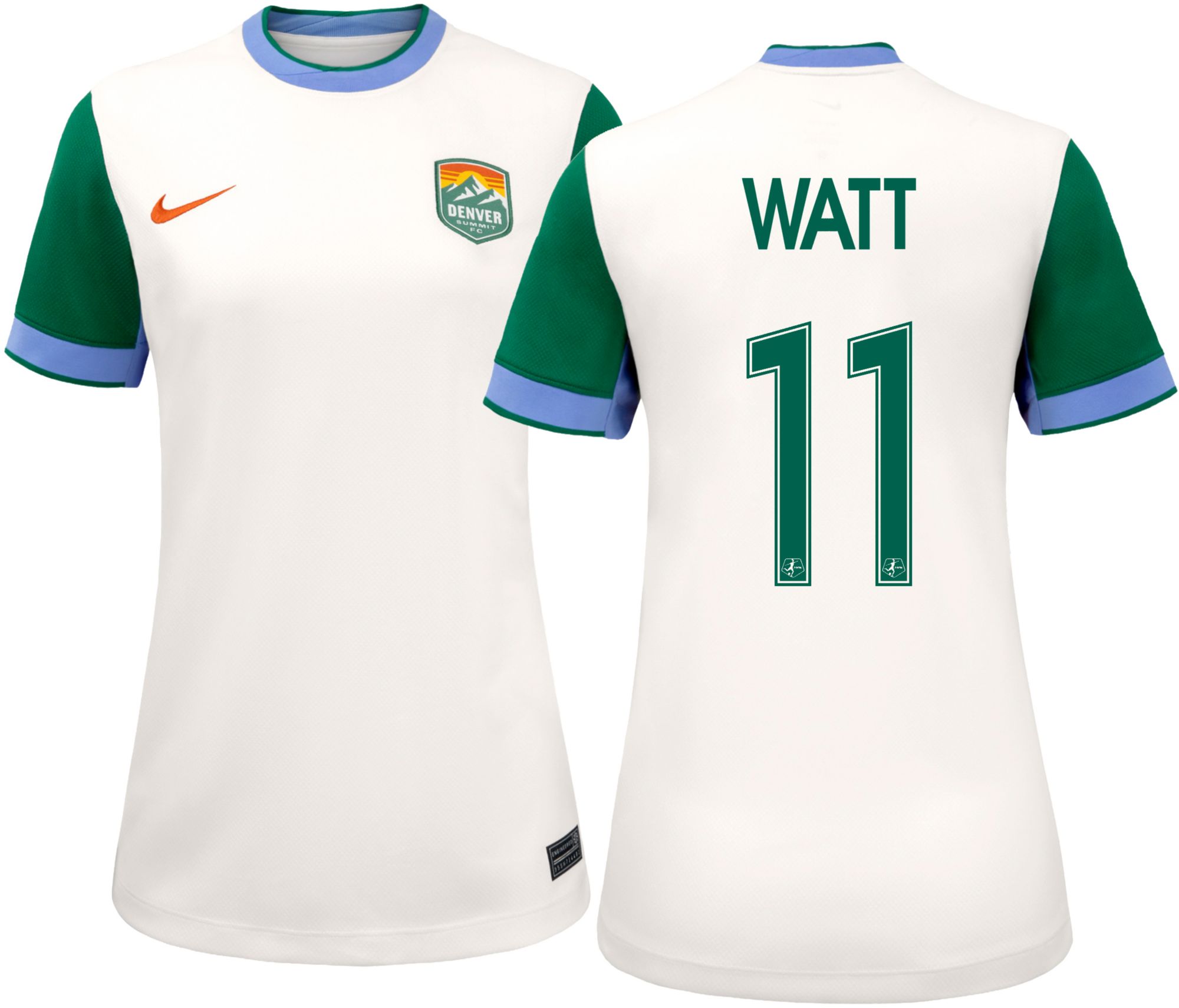 Nike Women's Denver Summit FC Ally Watt #11 2026 Away Replica Jersey
