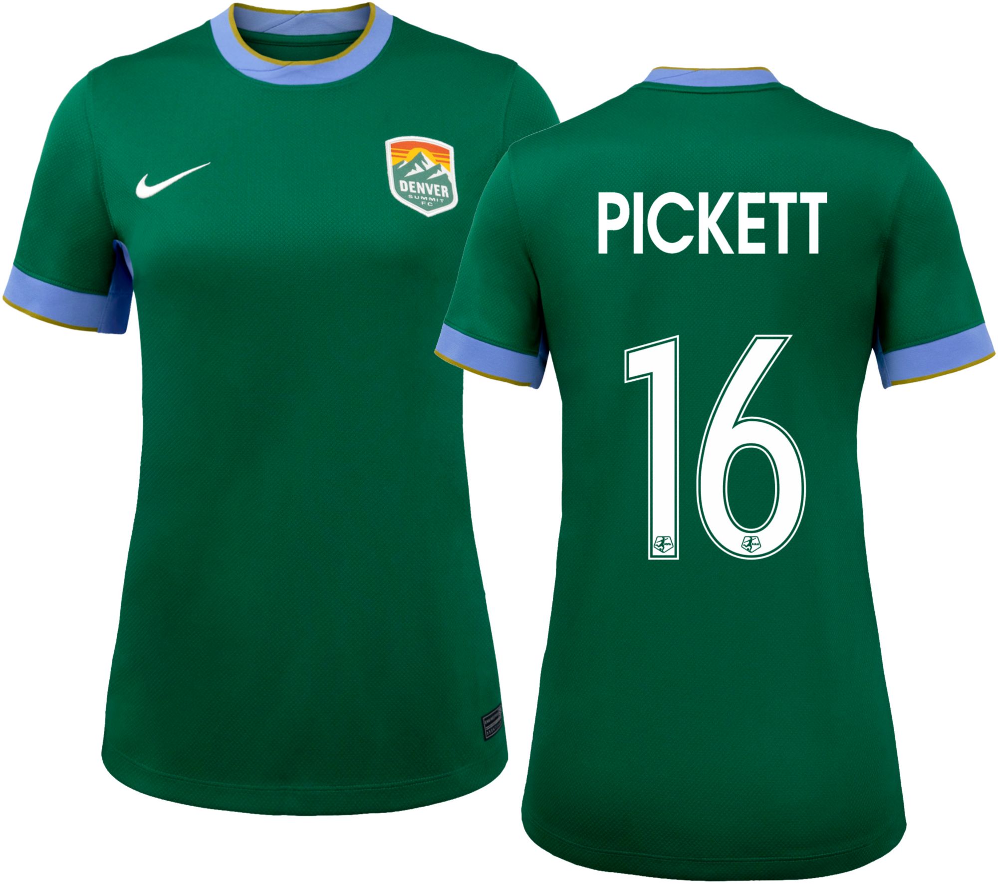 Nike Women's Denver Summit FC Carson Pickett #16 2026 Home Replica Jersey