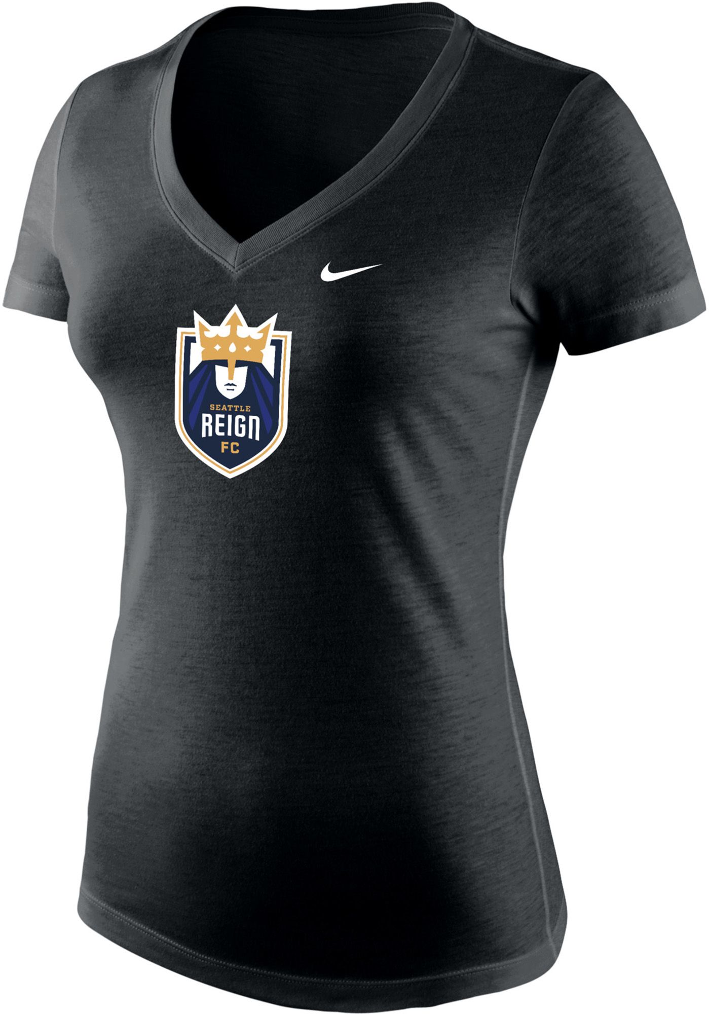 Nike Women's Seattle Reign FC Black Logo T-Shirt
