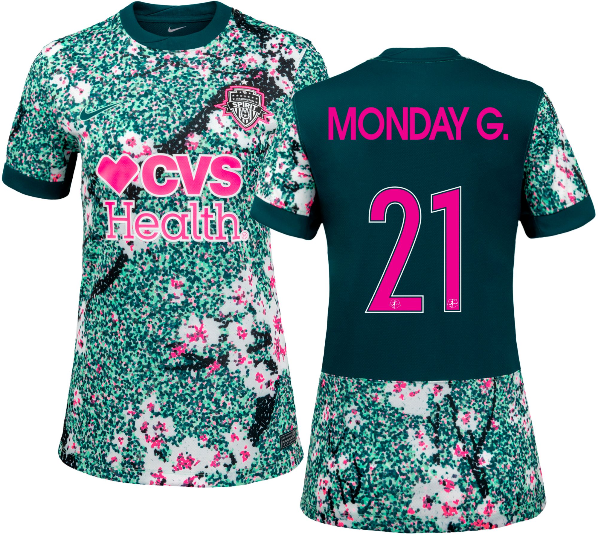 Nike Women's Washington Spirit Gift Monday #21 2026 Home Replica Jersey