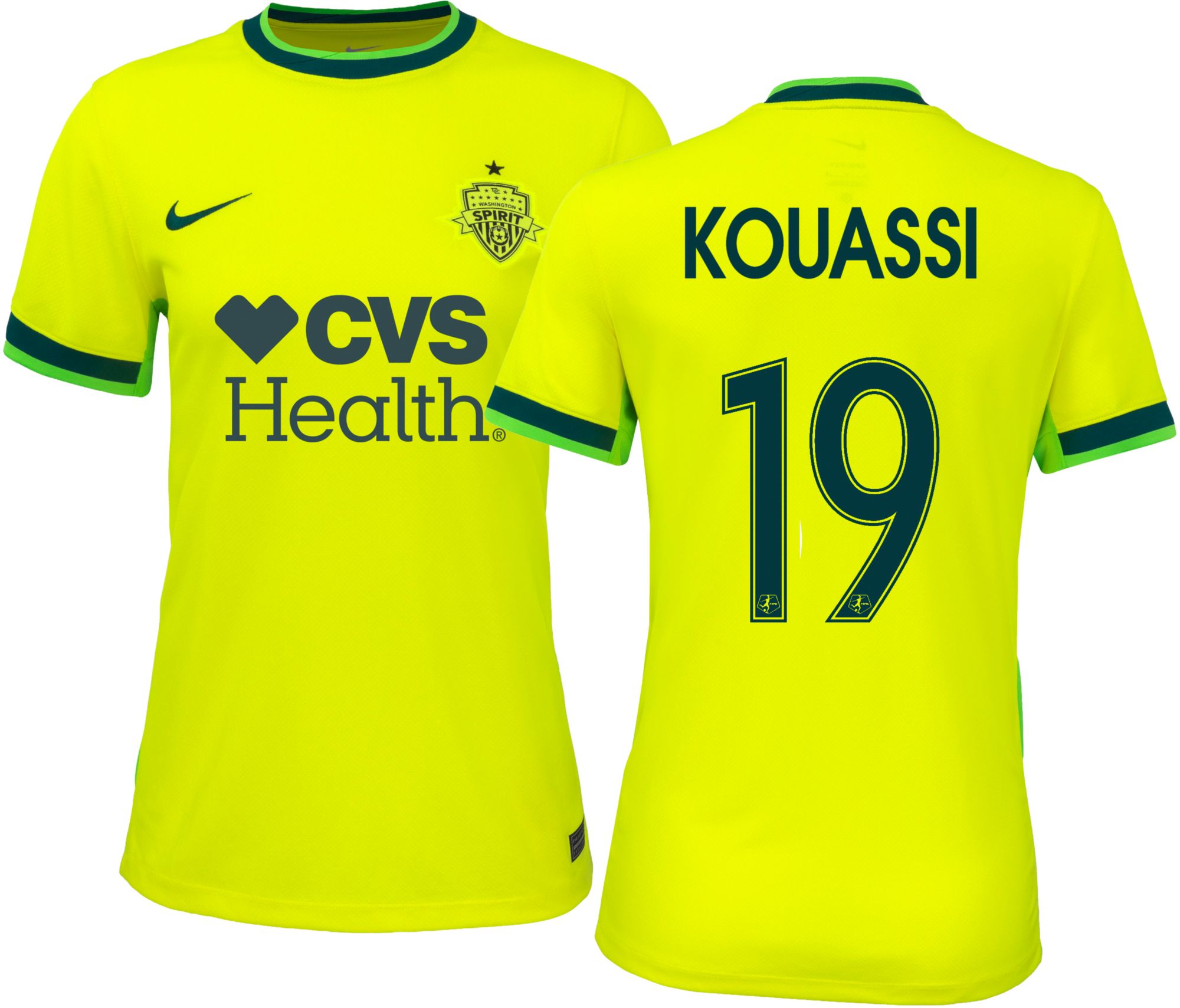 Nike Women's Washington Spirit Rosemonde Kouassi #19 2026 Away Replica Jersey