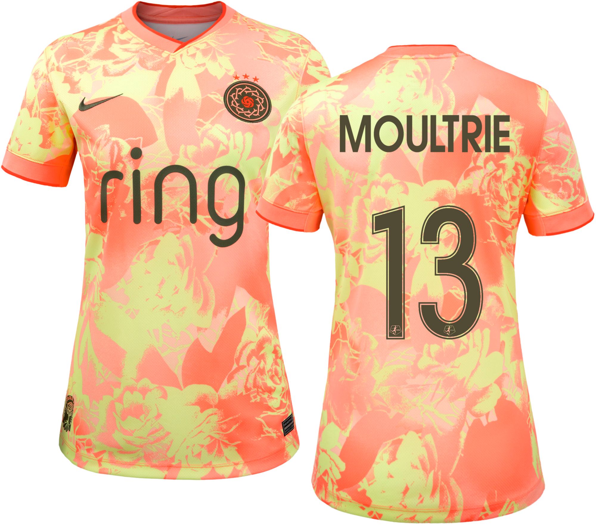Nike Women's Portland Thorns Olivia Moultrie #13 2026 Home Replica Jersey