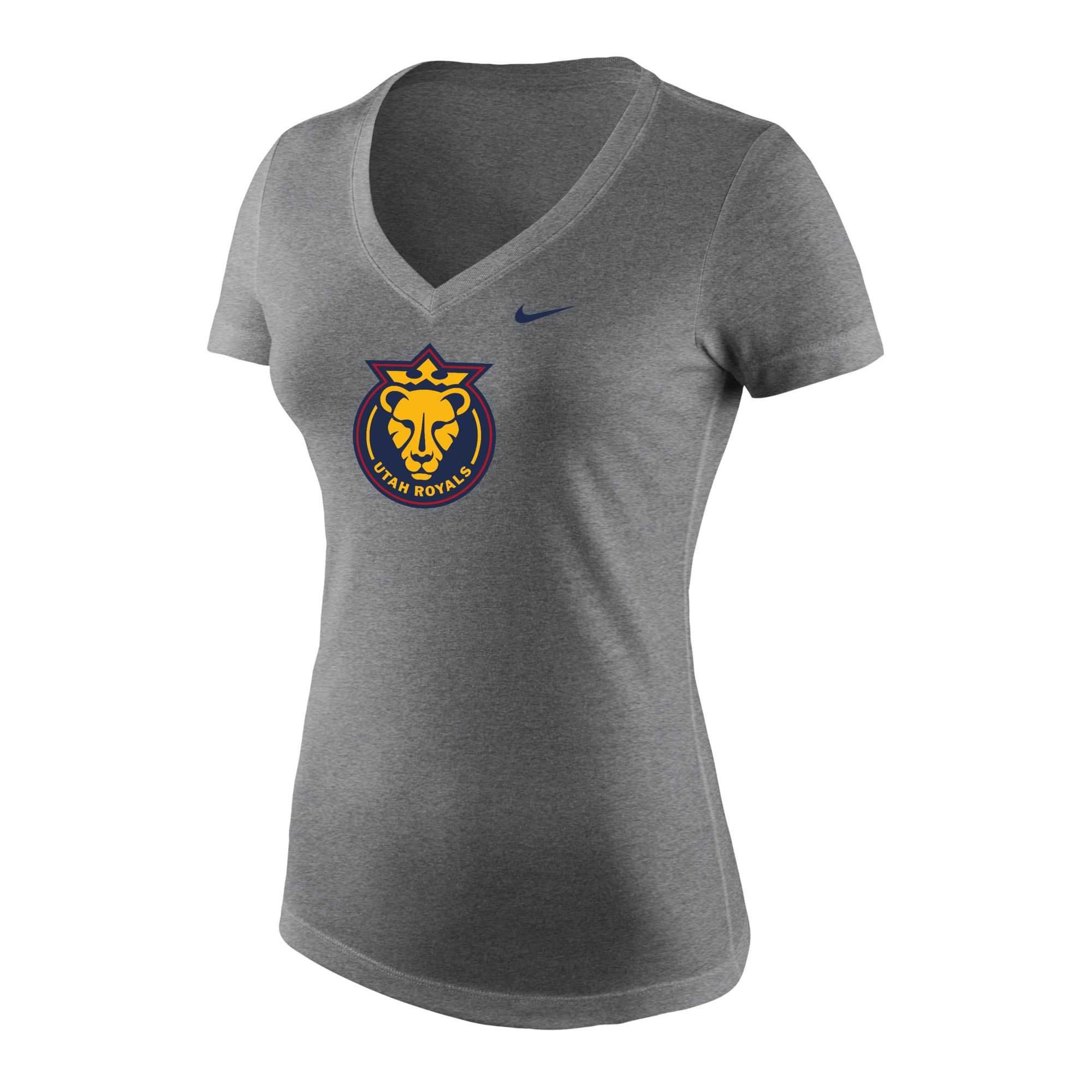 Nike Women's Utah Royals Gray Logo T-Shirt