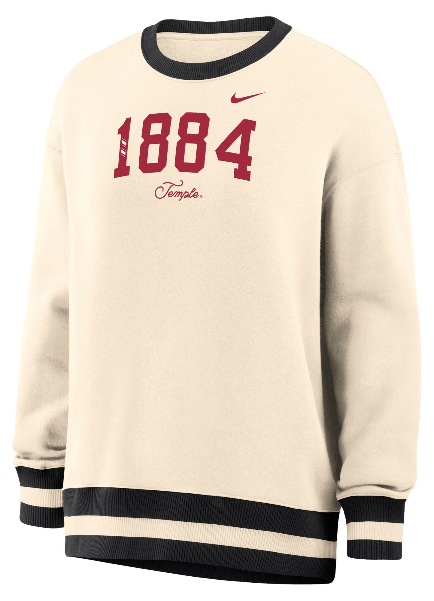Nike Women's Temple Owls White Phoenix Crewneck Sweatshirt