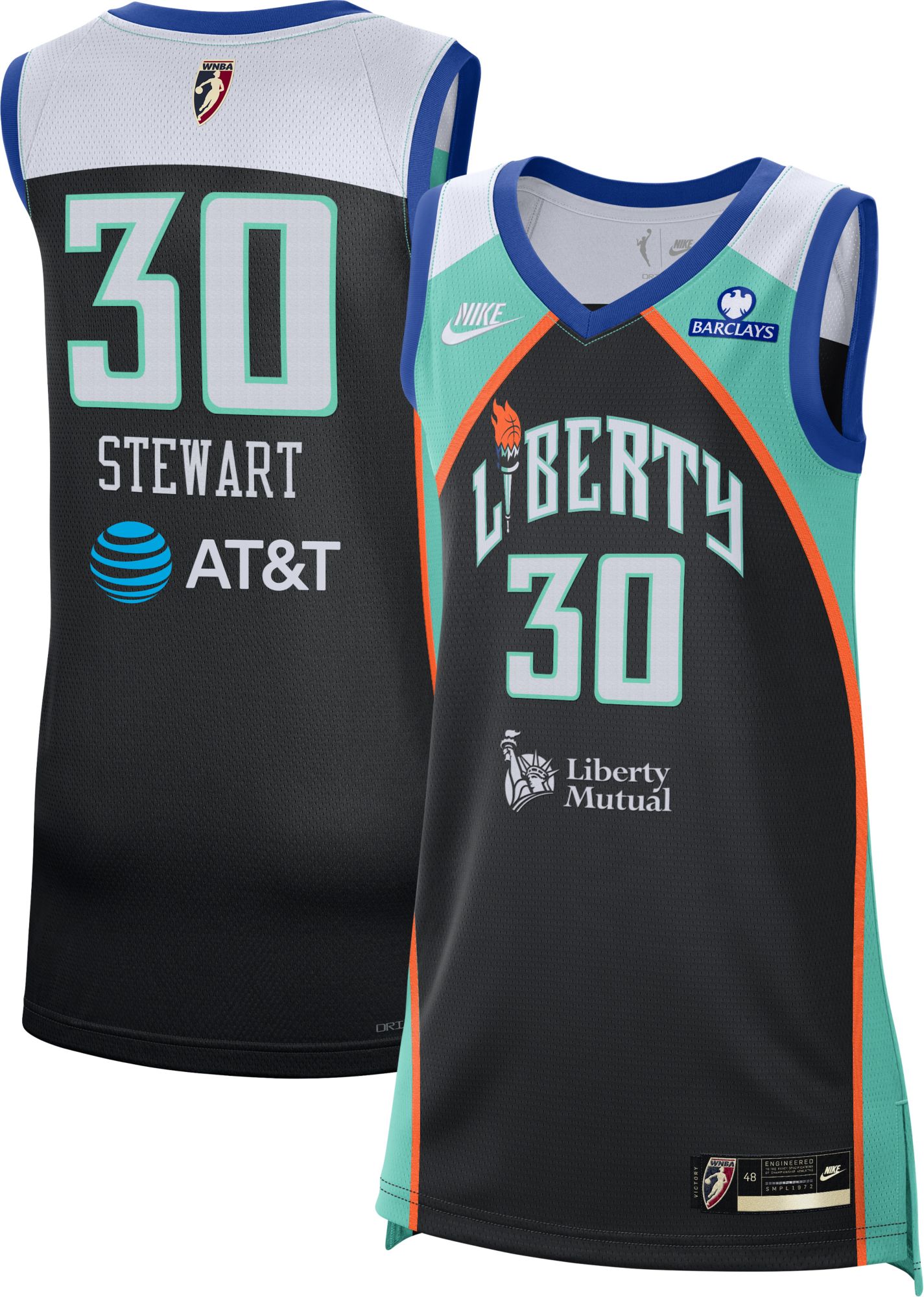 Nike Adult New York Liberty Breanna Stewart Court Origins Jersey
