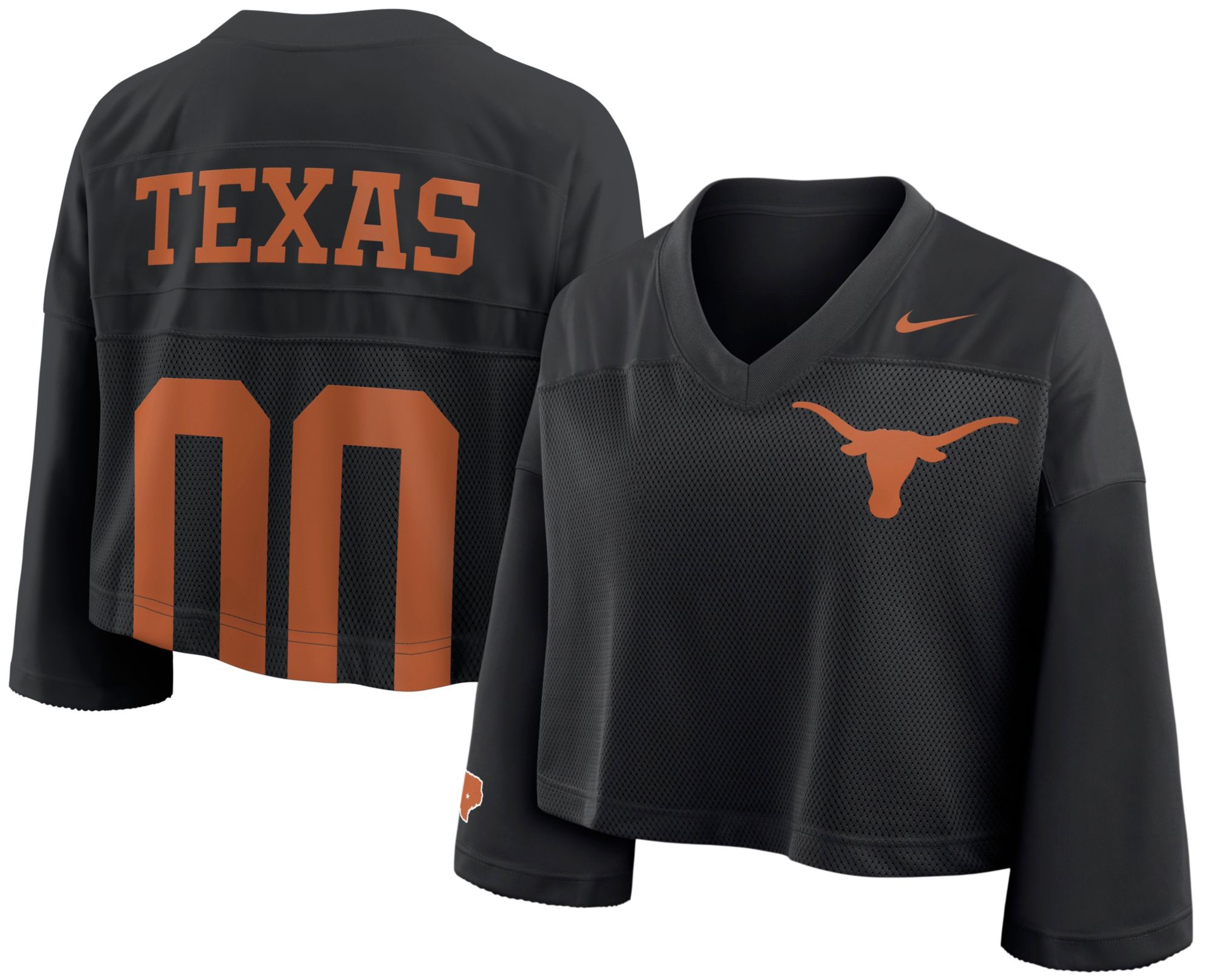 Nike Women's Texas Longhorns Cropped Jersey