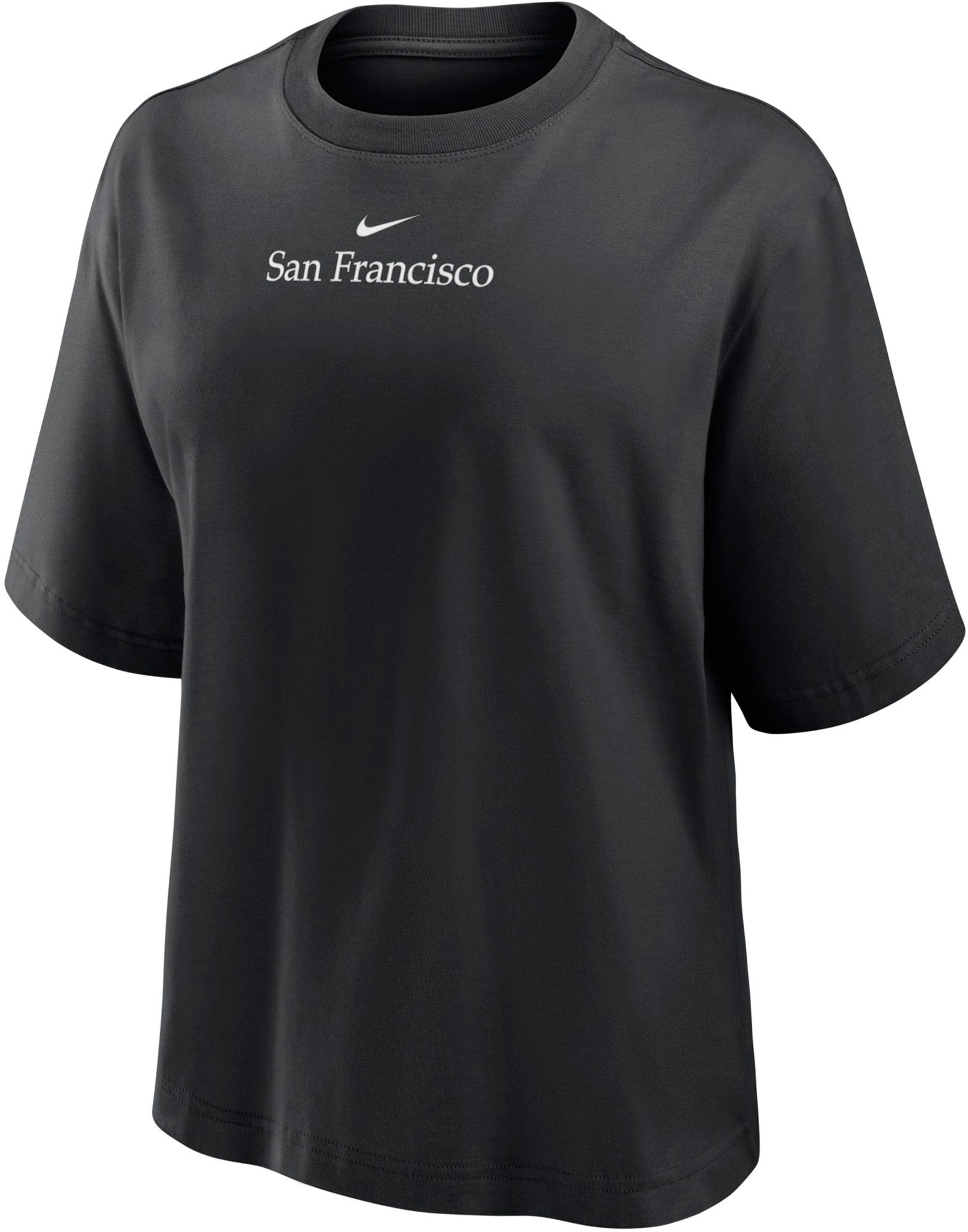 Nike Women's San Francisco Black City Boxy T-Shirt