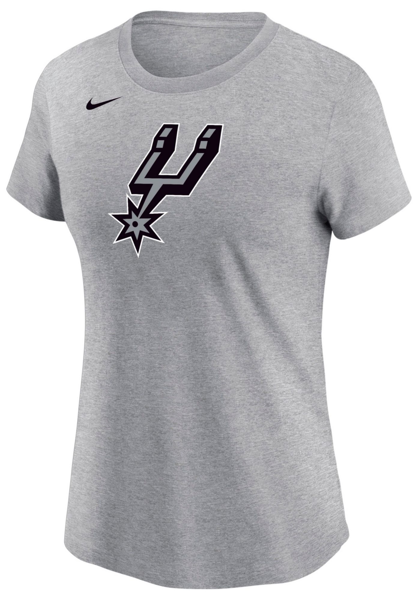 Nike Women's San Antonio Spurs Grey Logo T-Shirt