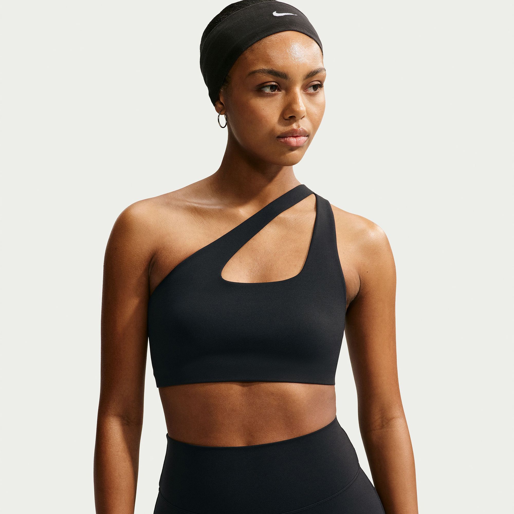 Nike Women's Zenvy Light-Support Asymmetrical Sports Bra