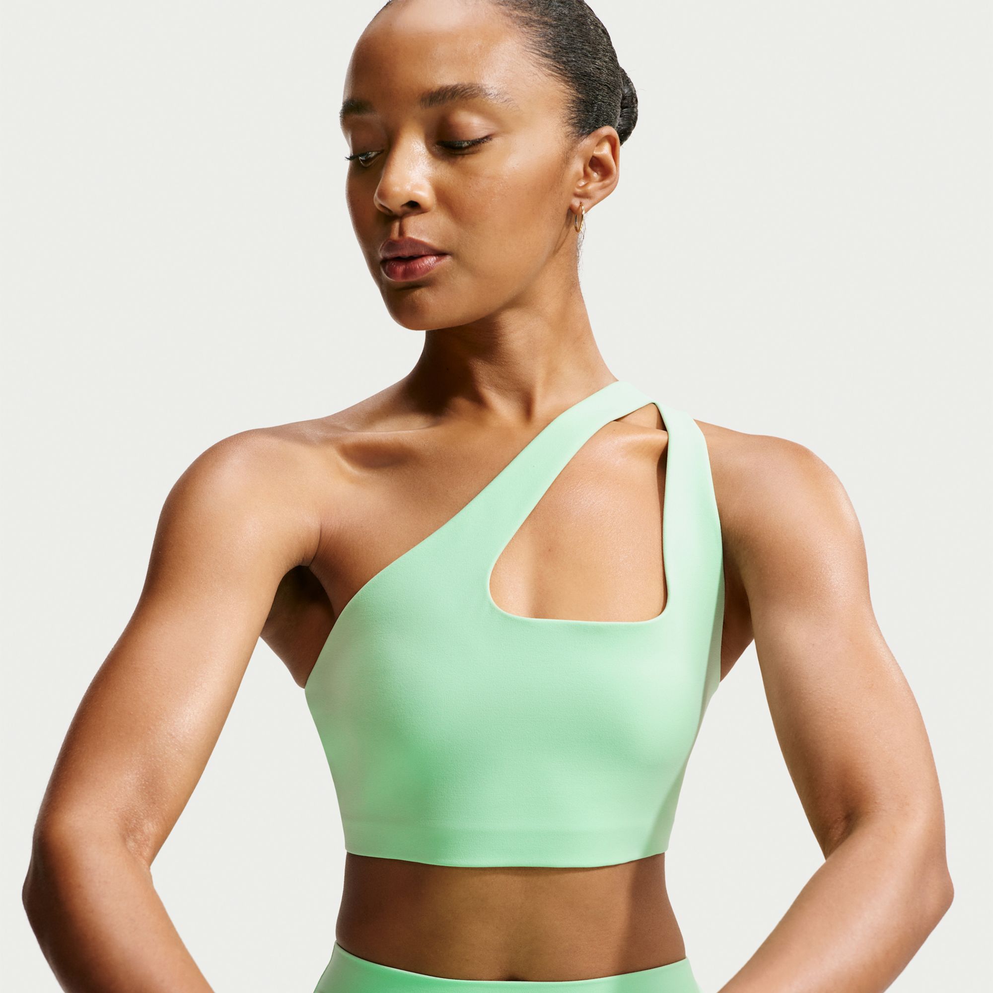 Nike Women's Zenvy Light-Support Asymmetrical Sports Bra