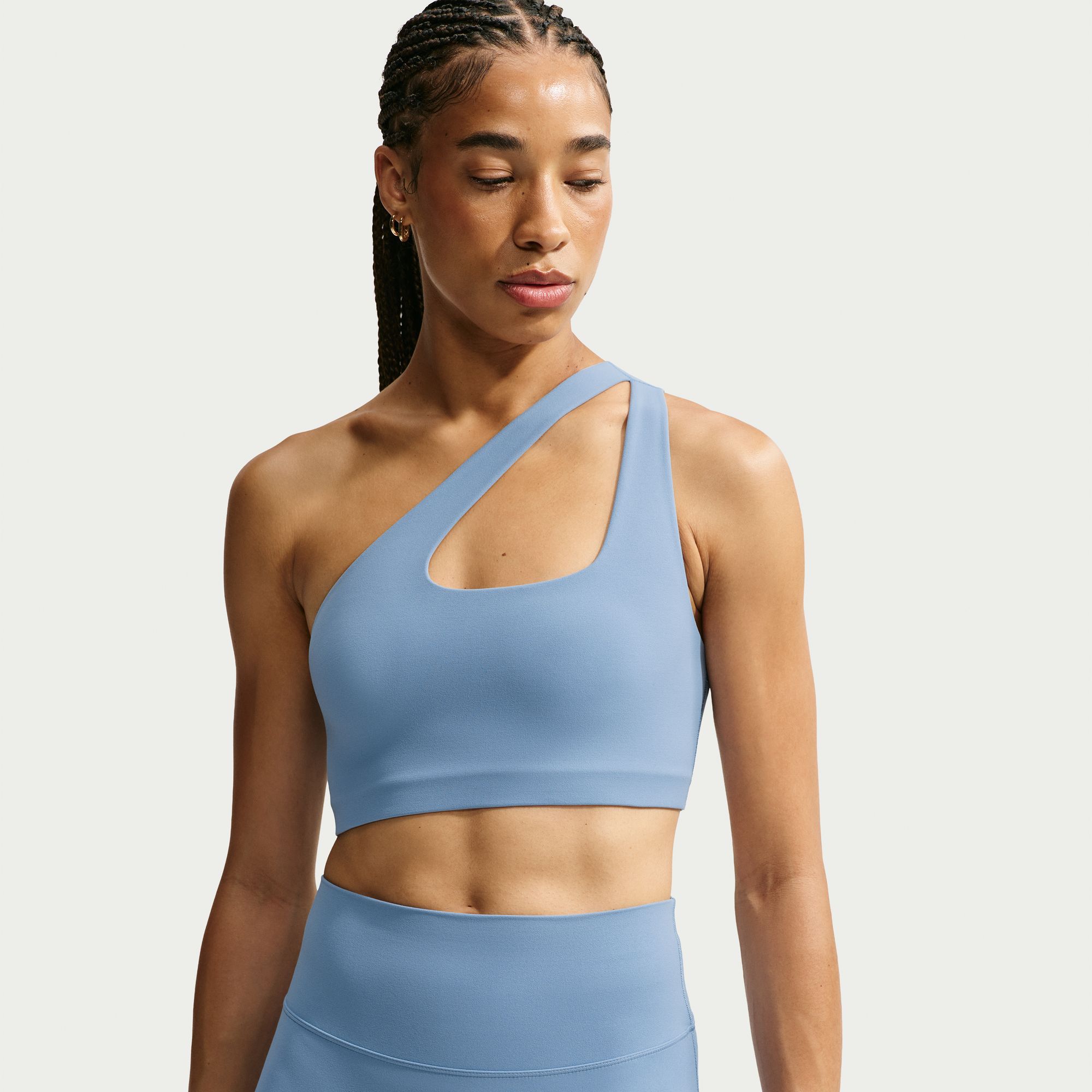 Nike Women's Zenvy Light-Support Asymmetrical Sports Bra