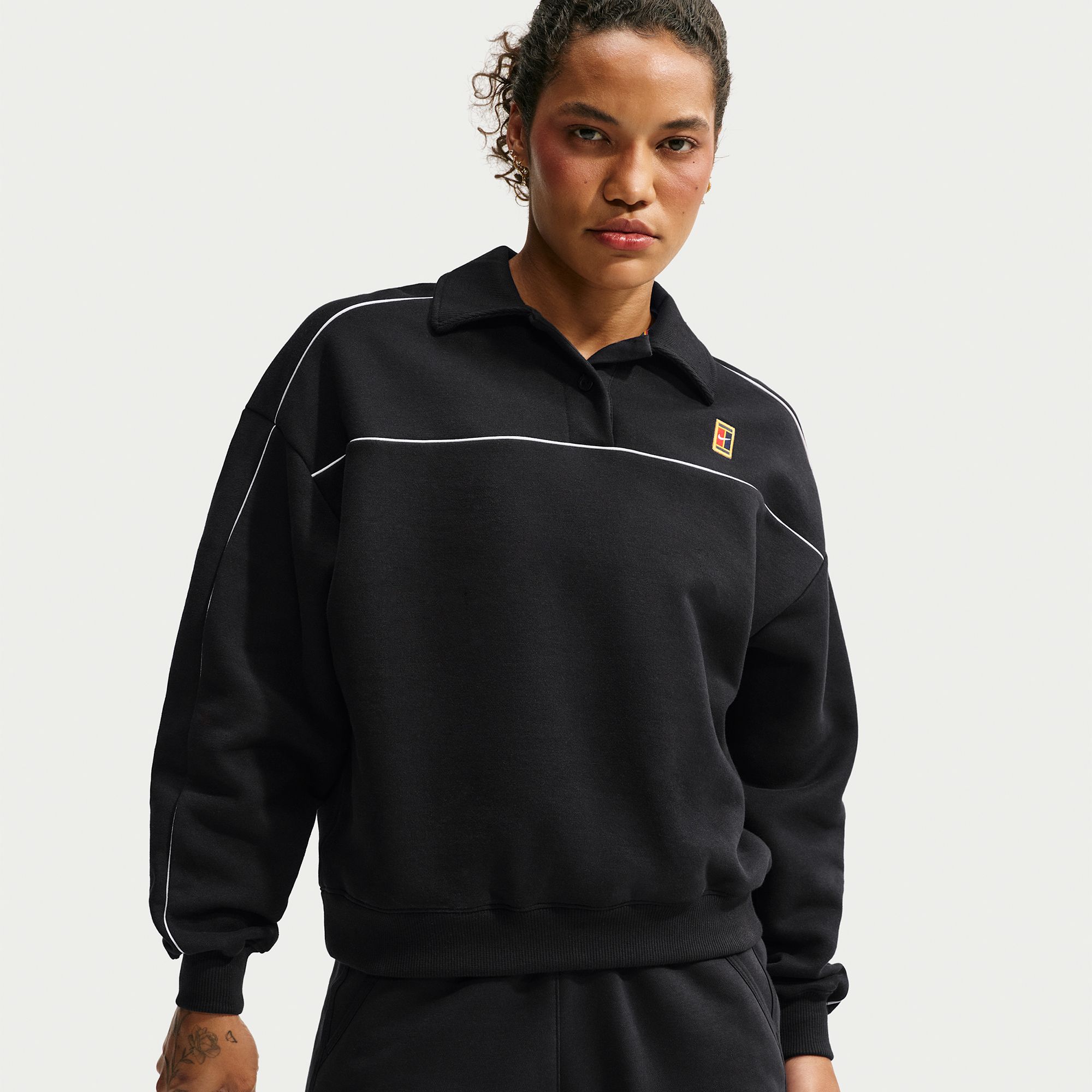 Nike Women's Court Court Collection Long Sleeve Polo