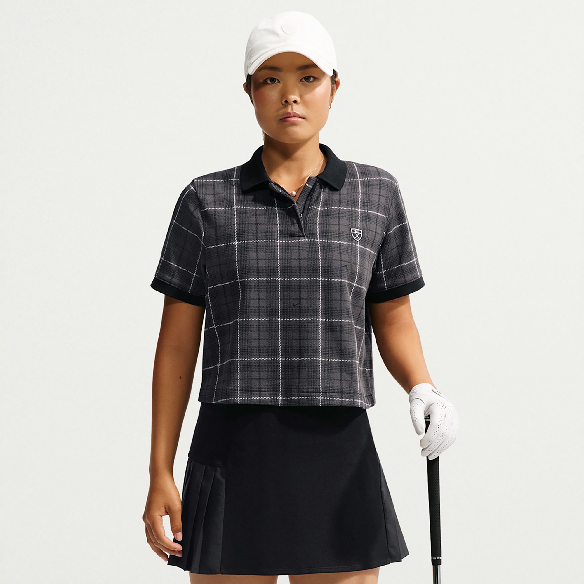 Nike Women's Fairway Fresh Dri-FIT Tartan Golf Polo