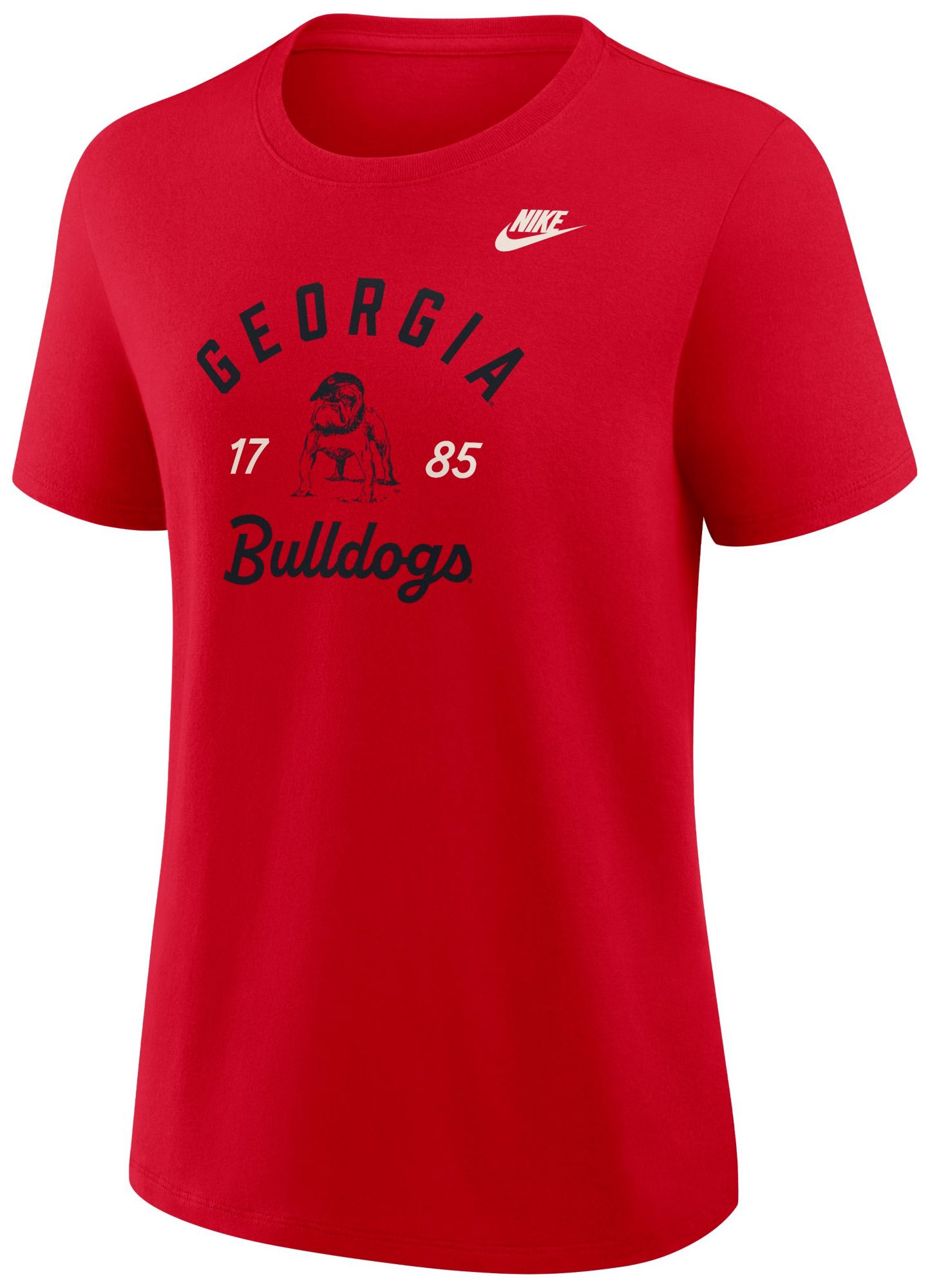 Nike Women's Georgia Bulldogs Red Legacy Sideline T-Shirt
