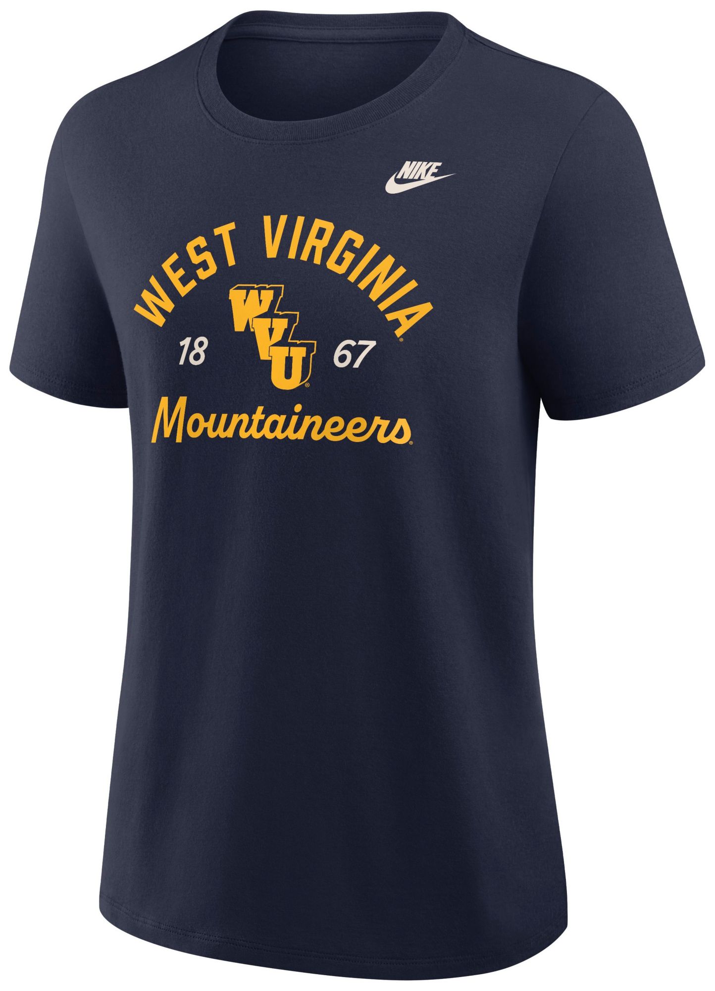 Nike Women's West Virginia Mountaineers Navy Legacy Sideline T-Shirt