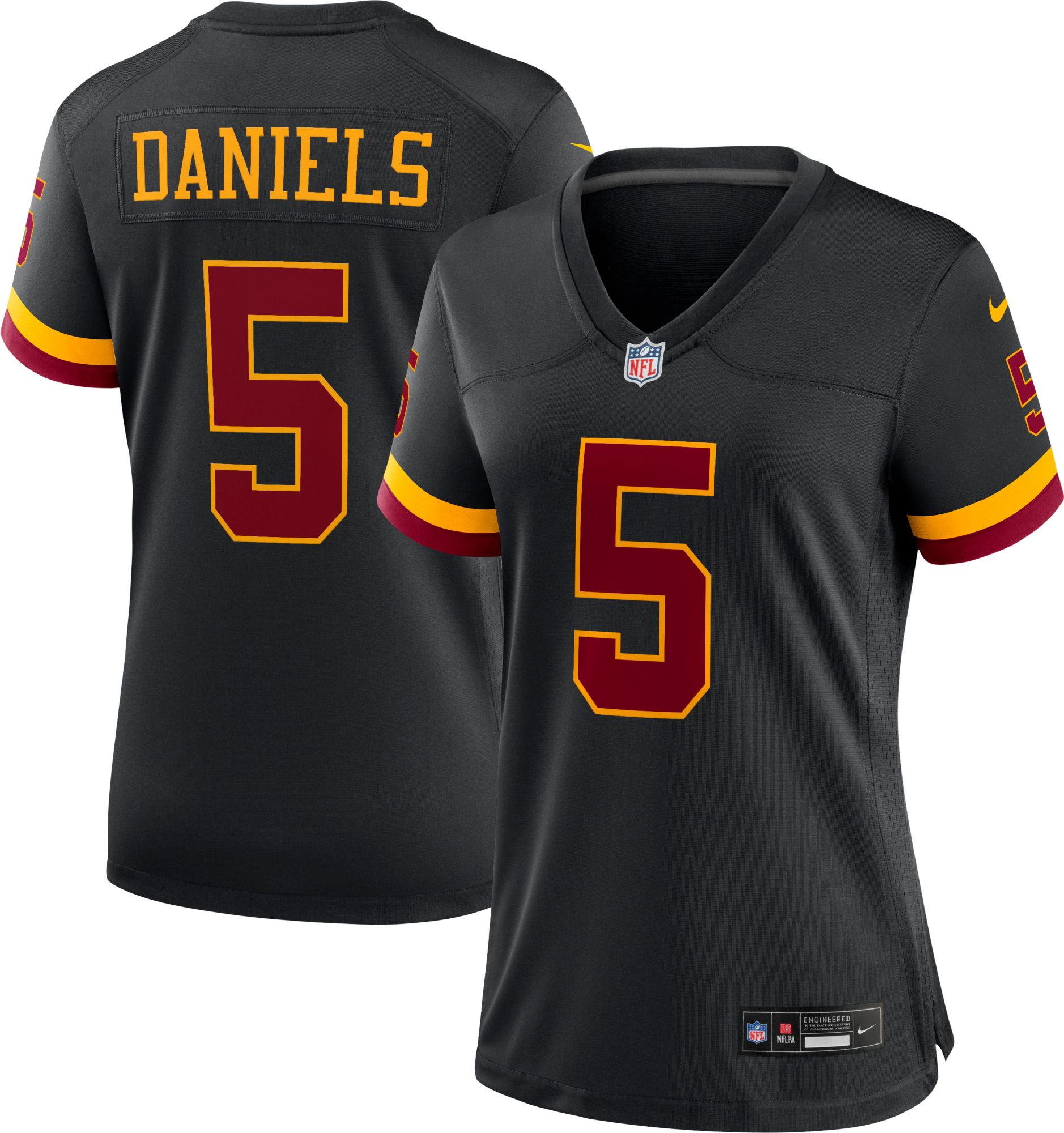 Nike Women's Washington Commanders Black Jayden Daniels #5 Alternate Game Jersey