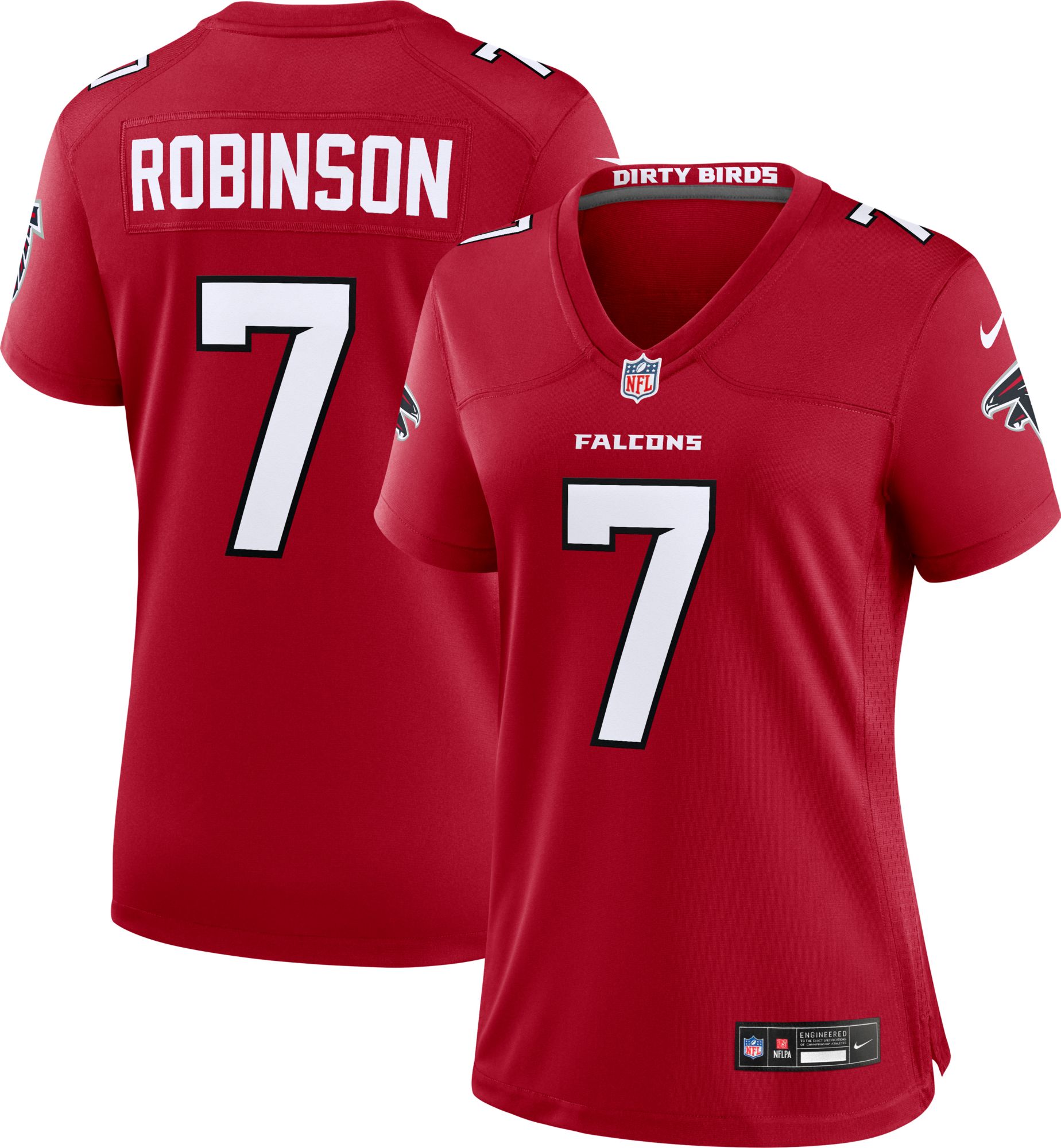 Nike Women's Atlanta Falcons Gym Red Bijan Robinson #7 Home Game Jersey