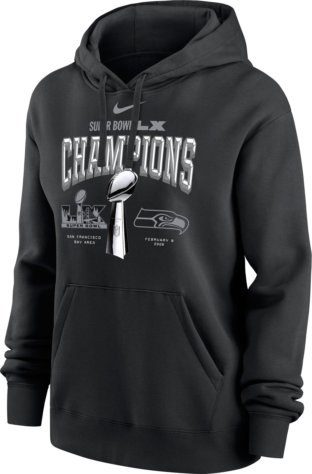 Nike Women's 2025-26 Super Bowl LX Champions Seattle Seahawks Locker Room Hoodie
