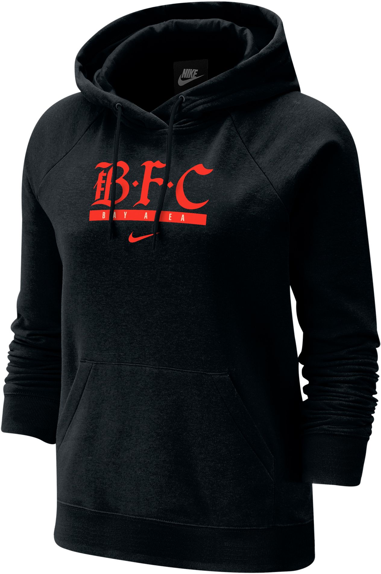 Nike Women's Bay FC Black 2026 Phoenix Pullover Hoodie