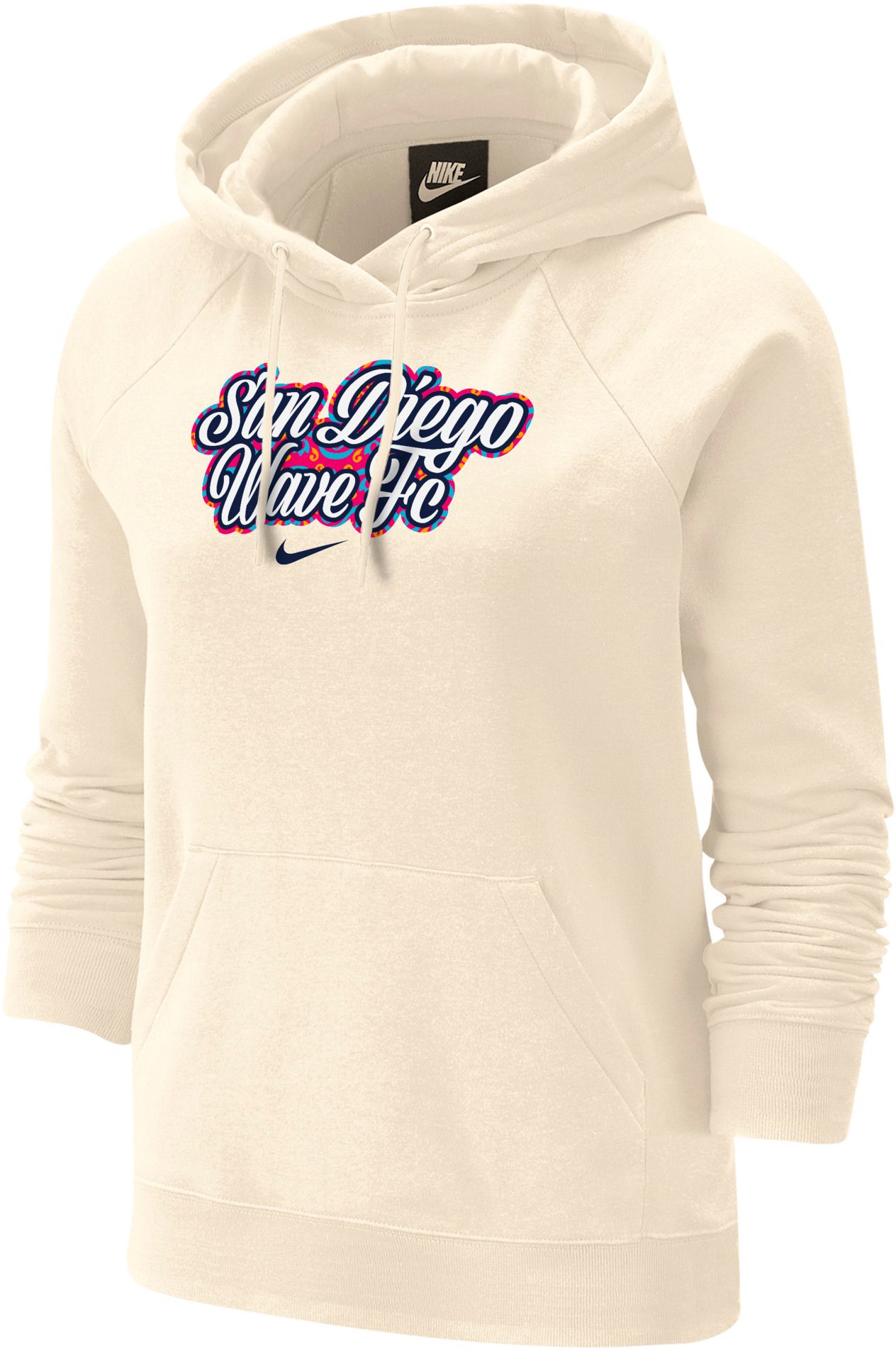 Nike Women's San Diego Wave Off-White 2026 Phoenix Pullover Hoodie