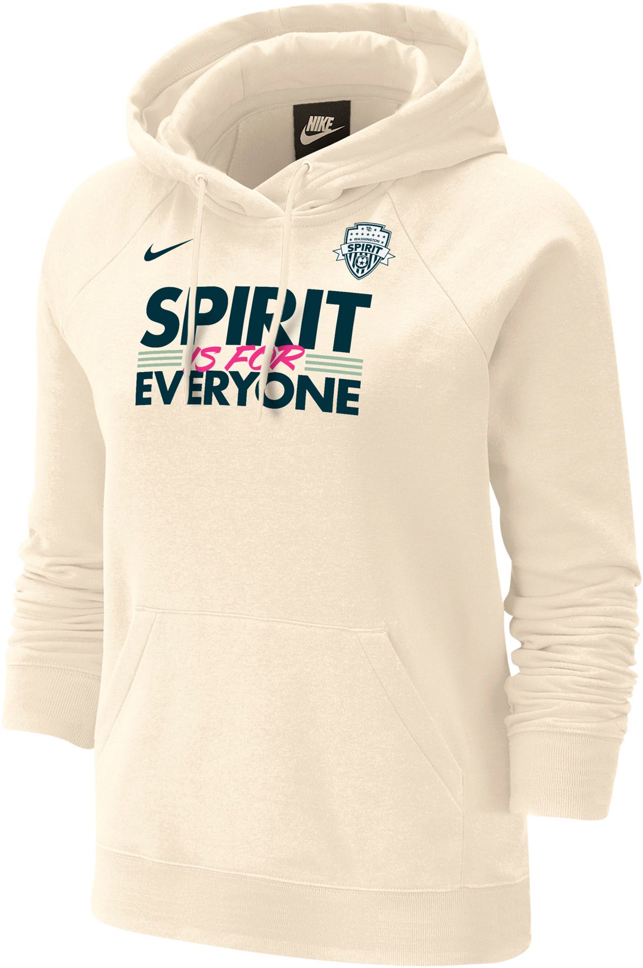 Nike Women's Washington Spirit Off-White 2026 Phoenix Pullover Hoodie
