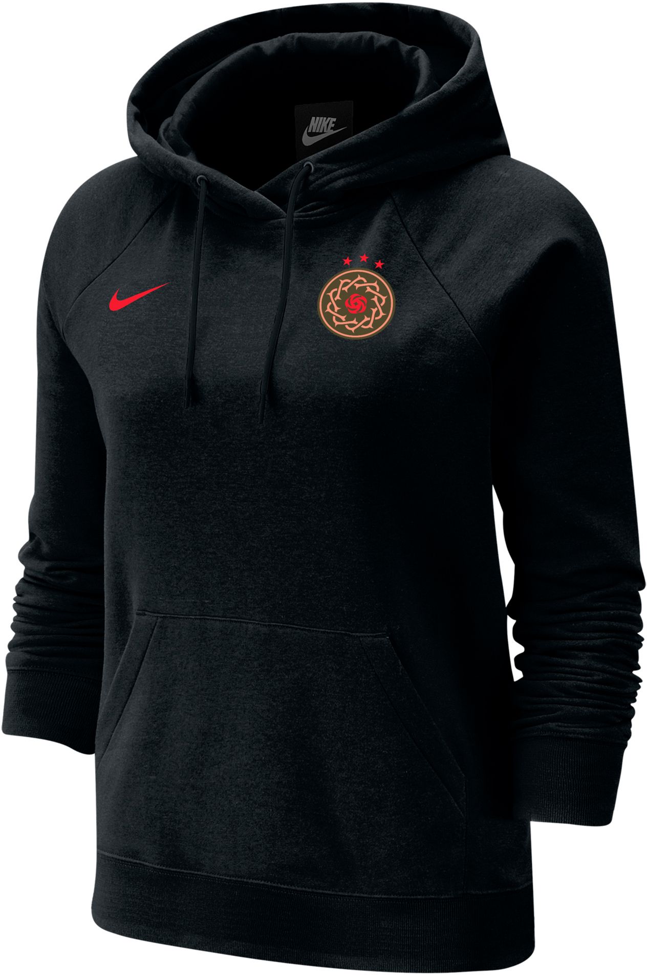 Nike Women's Portland Thorns Black 2026 Phoenix Pullover Hoodie